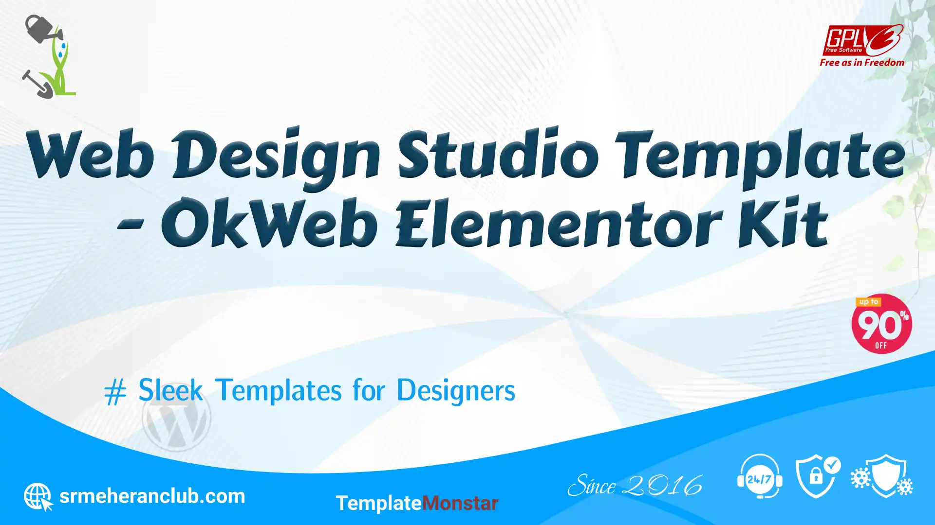 Web Design Studio Template – OkWeb Elementor Kit — Theme by Templatemonster