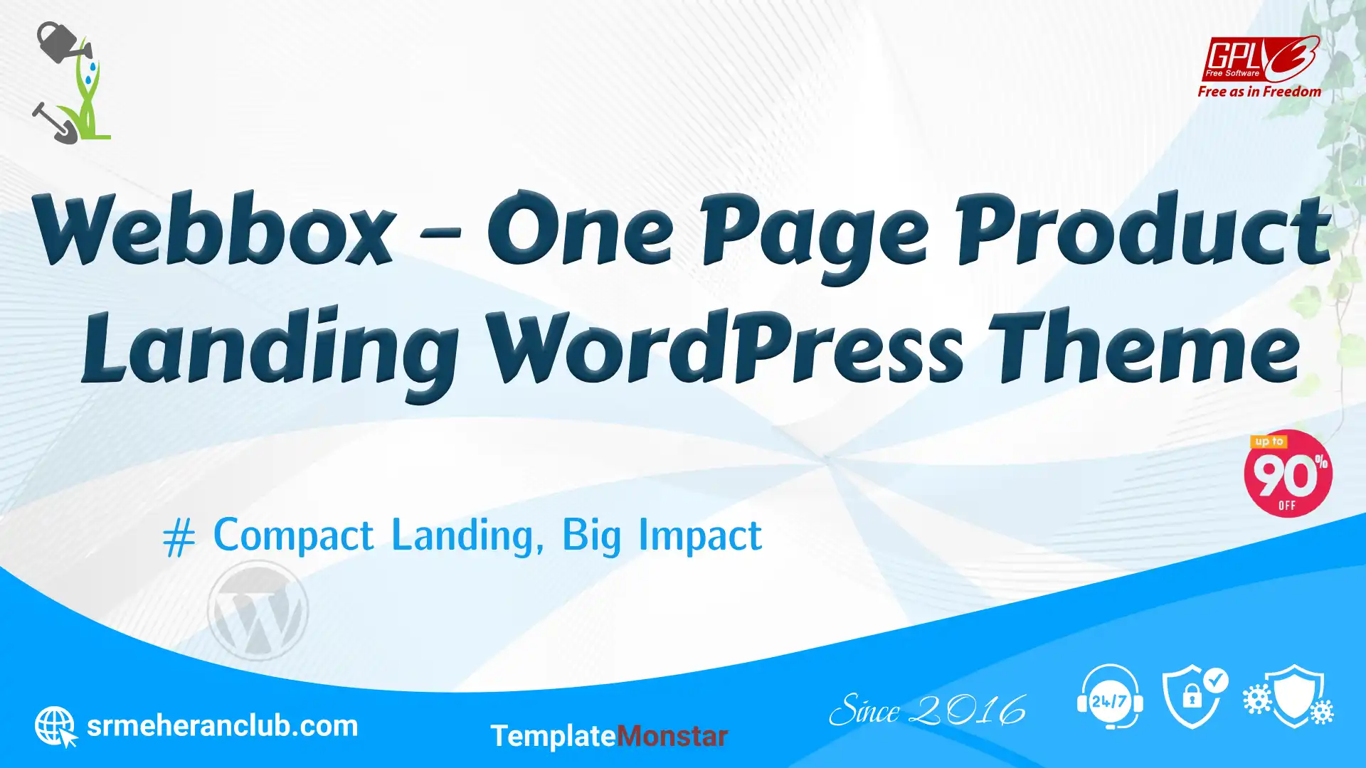 Webbox – One Page Product Landing WordPress Theme — Theme by Templatemonster