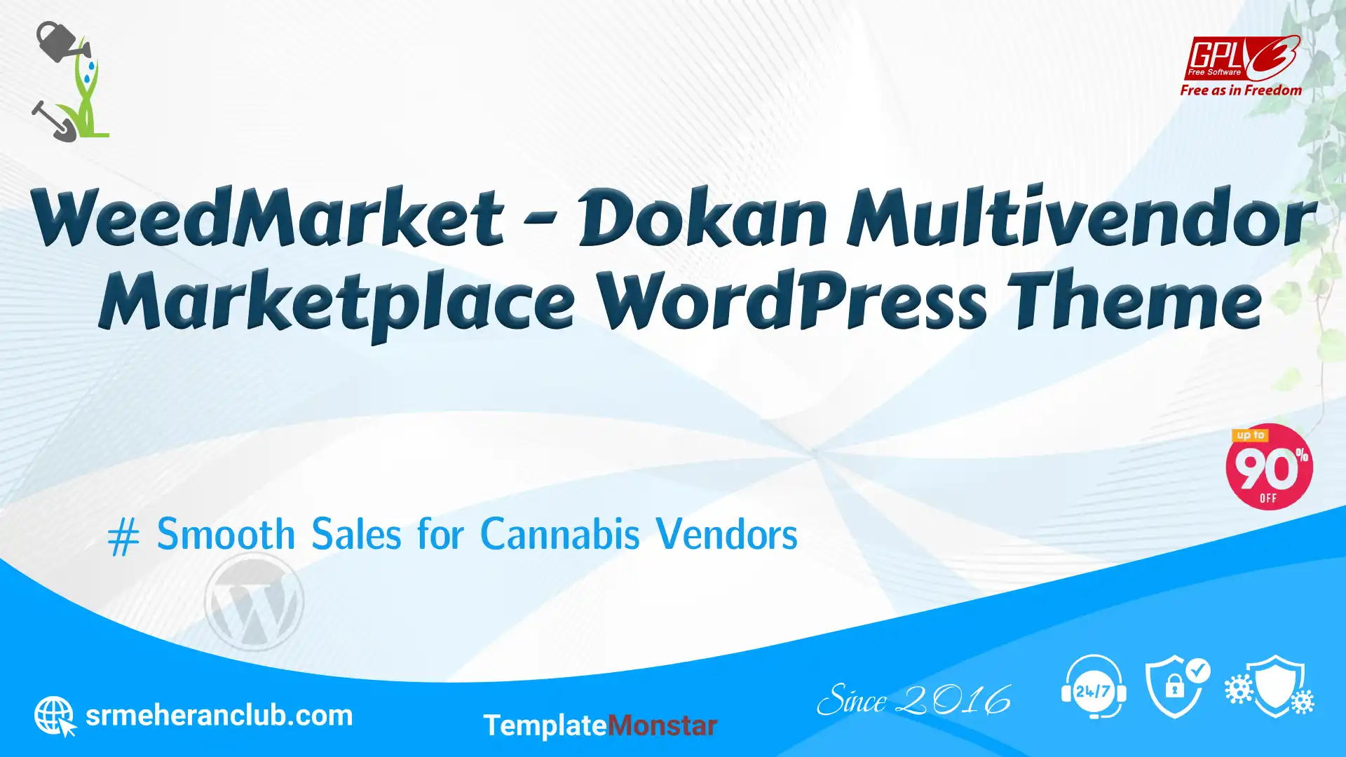 WeedMarket – Dokan Multivendor Marketplace WordPress Theme — Theme by Templatemonster