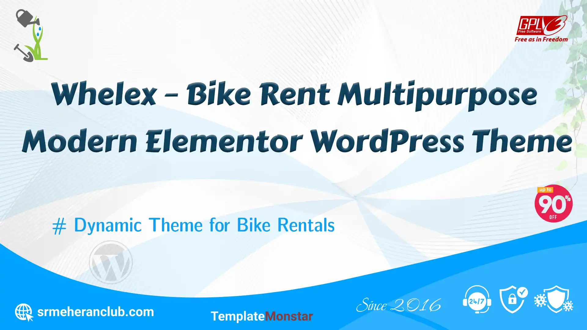Whelex – Bike Rent Multipurpose Modern Elementor WordPress Theme — Theme by Templatemonster