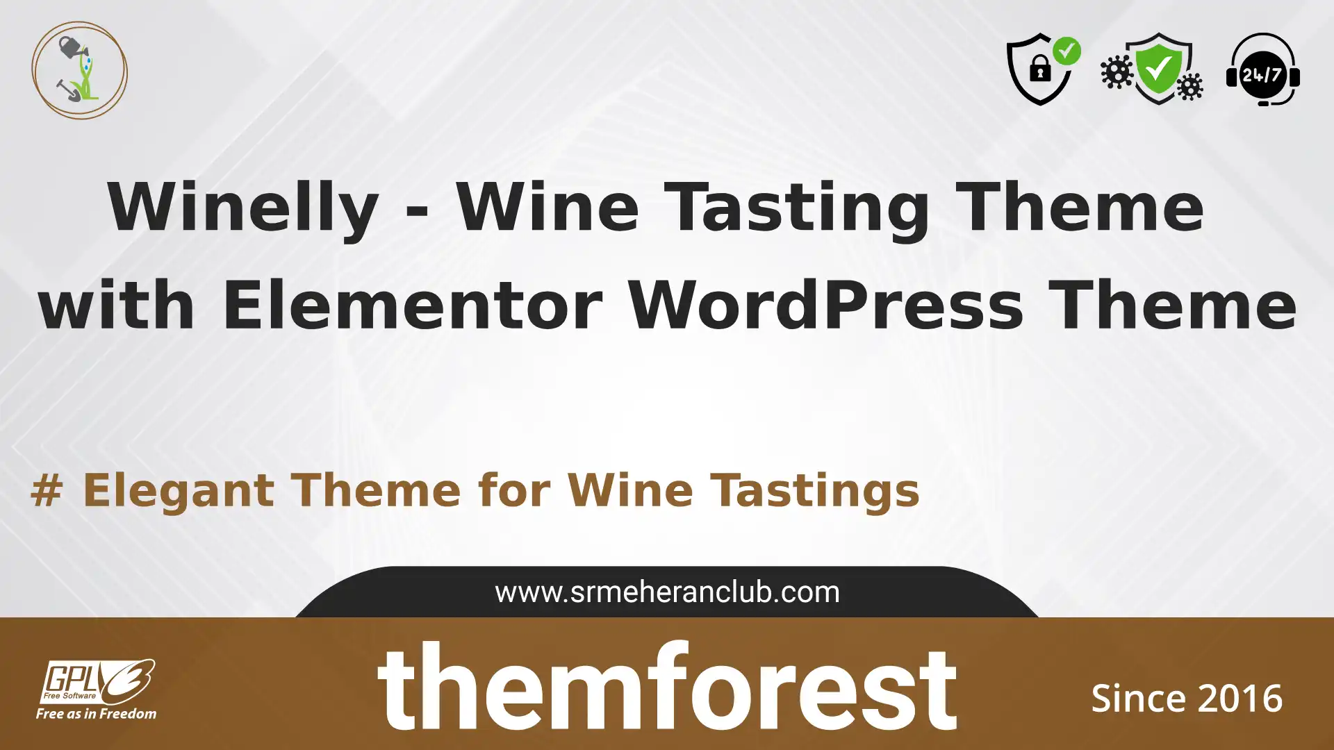 Winelly – Wine Tasting Theme with Elementor WordPress Theme — Theme by Templatemonster