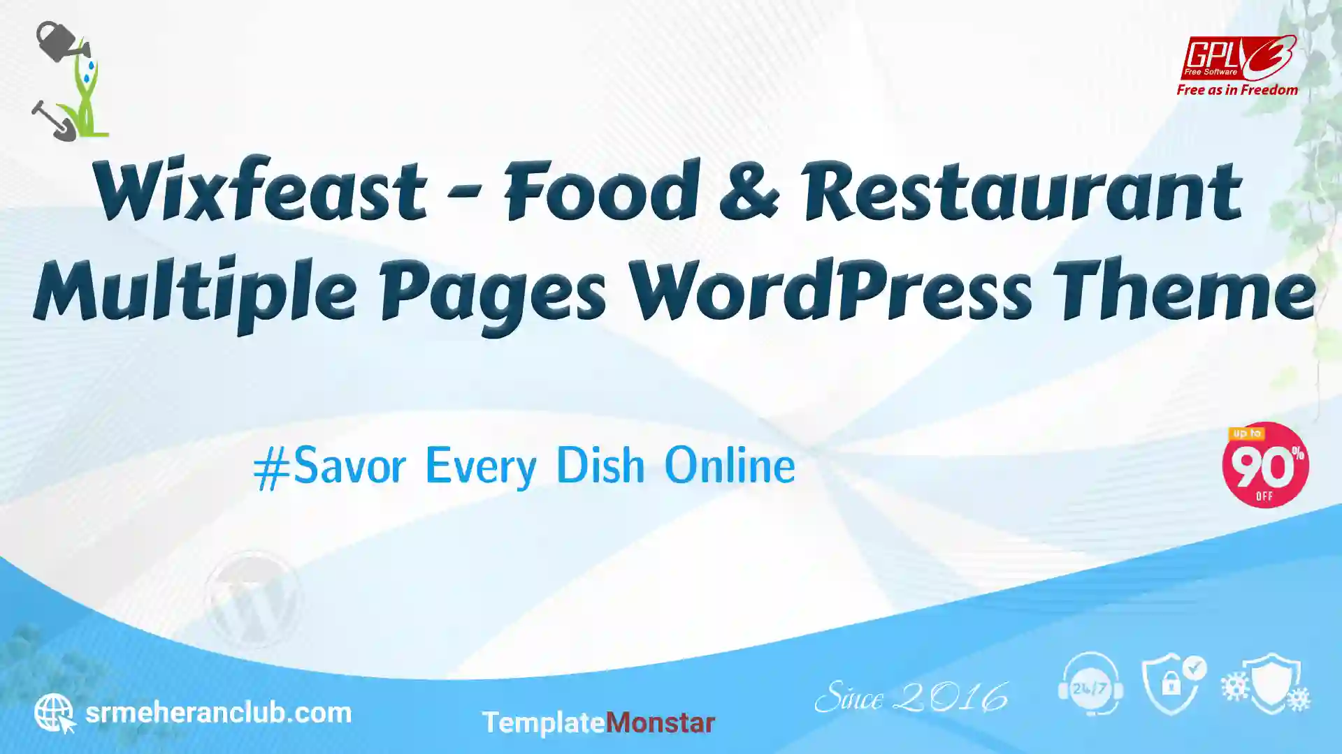 Wixfeast – Food & Restaurant Multiple Pages WordPress Theme — Theme by Templatemonster