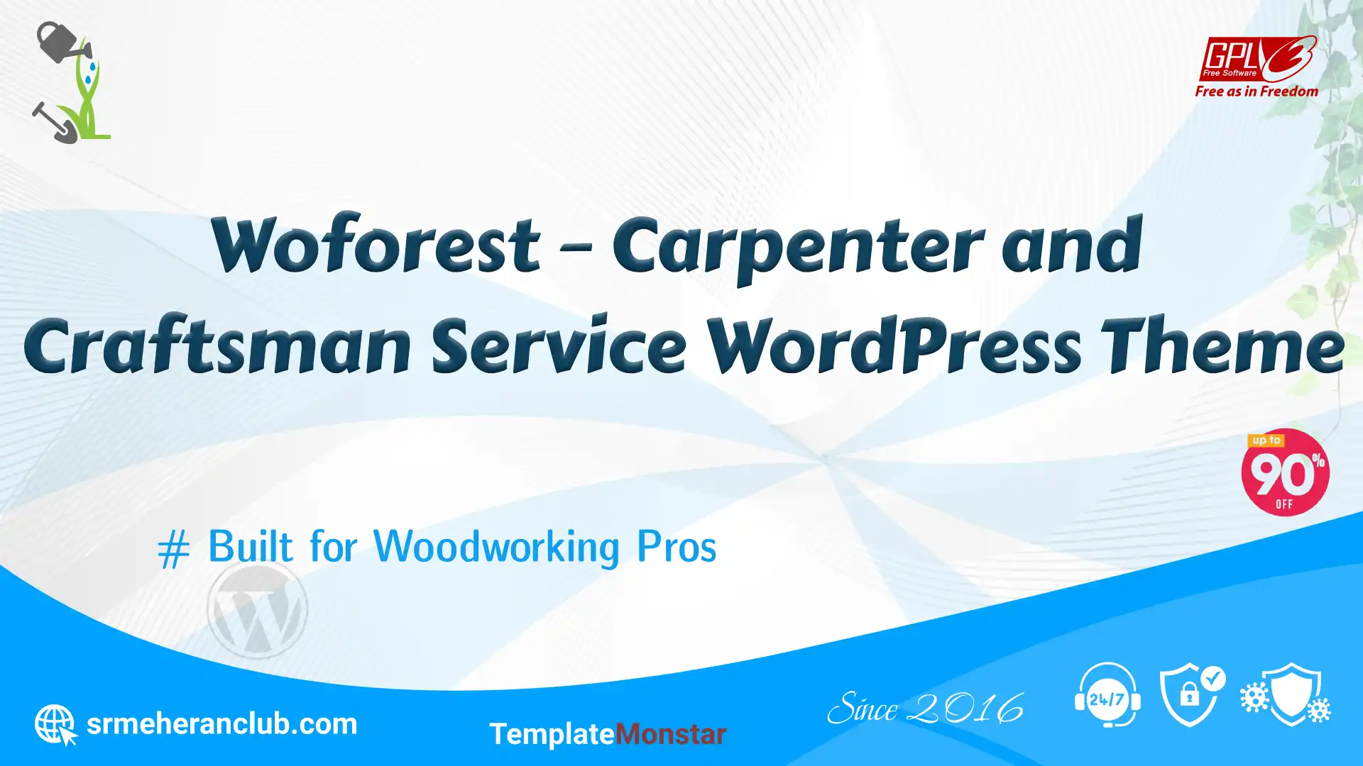 Woforest – Carpenter and Craftsman Service WordPress Theme — Theme by Templatemonster