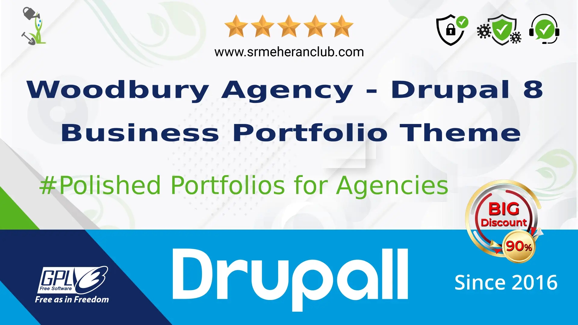 Woodbury Agency – Drupal 8 Business Portfolio Theme — Theme by Themeforest