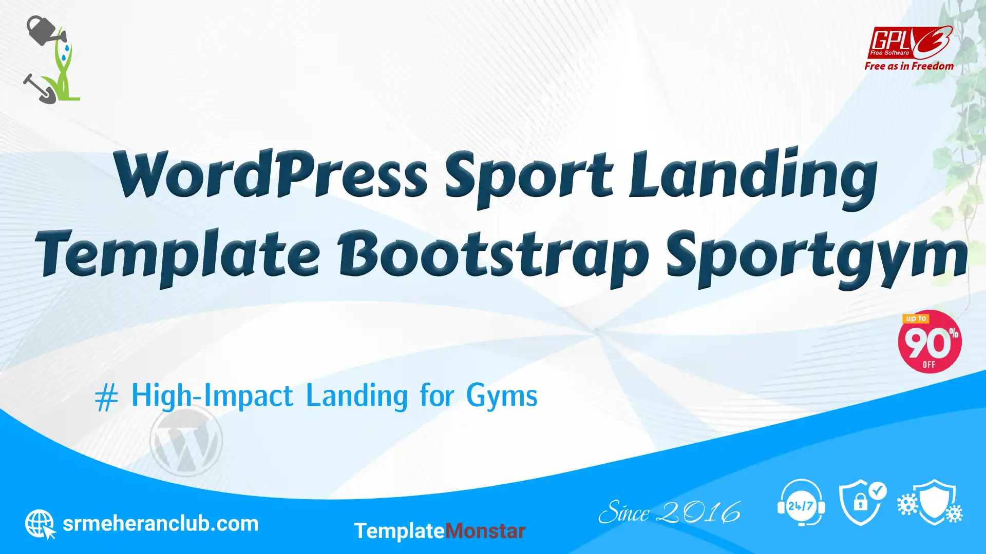 WordPress Sport Landing Template Bootstrap Sportgym V2.0 – Cool Solution For Fitness And Not Only — Elementor Kit by Templatemonster