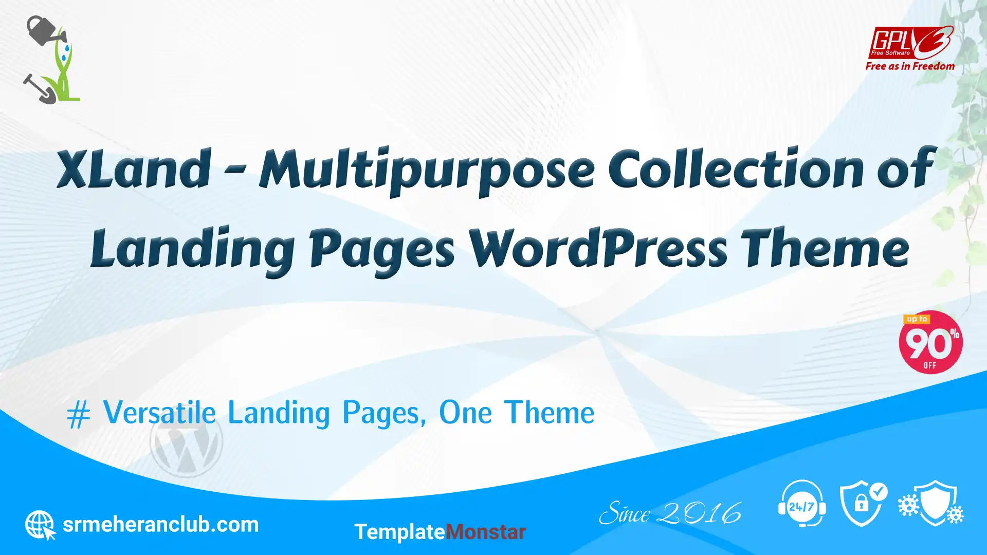 XLand – Multipurpose Collection of Landing Pages WordPress Theme — Theme by Templatemonster