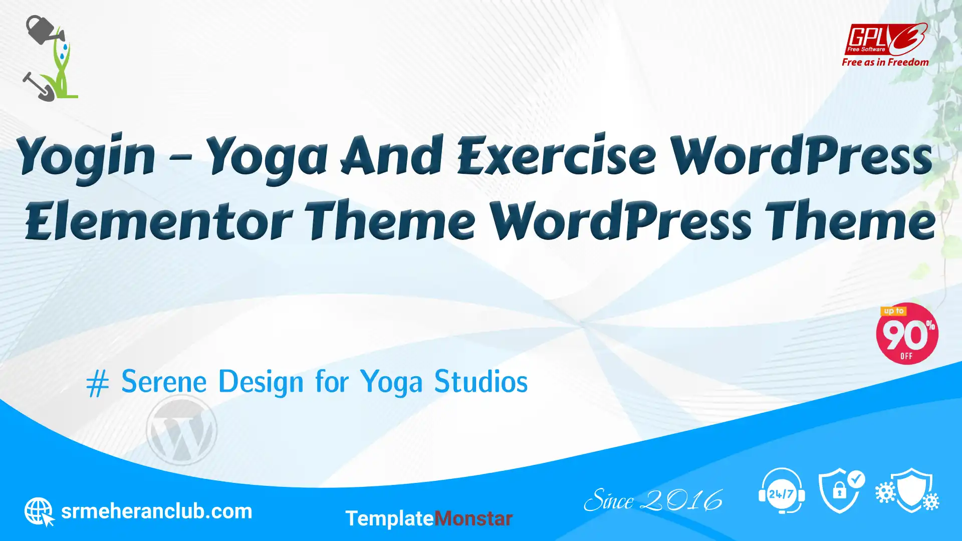 Yogin – Yoga And Exercise WordPress Elementor Theme WordPress Theme