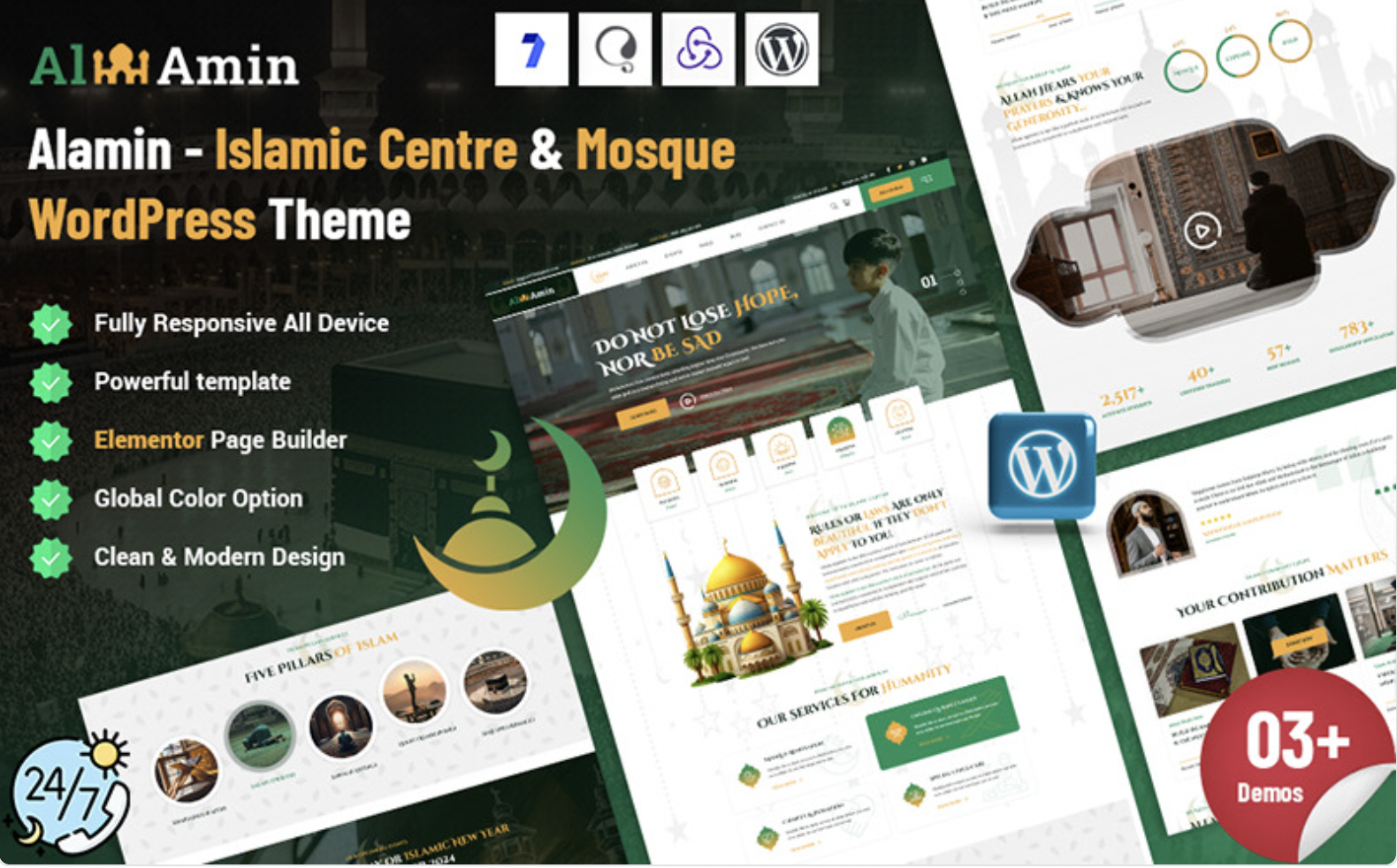 Alamin - Islam Mosque WordPress Theme