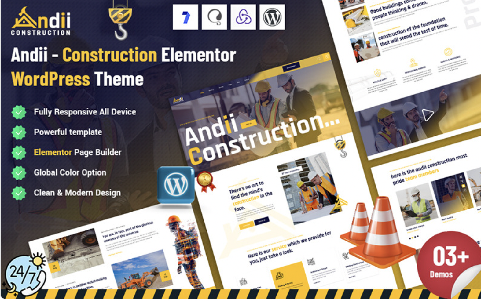 Andii - Construction Elementor WordPress Theme