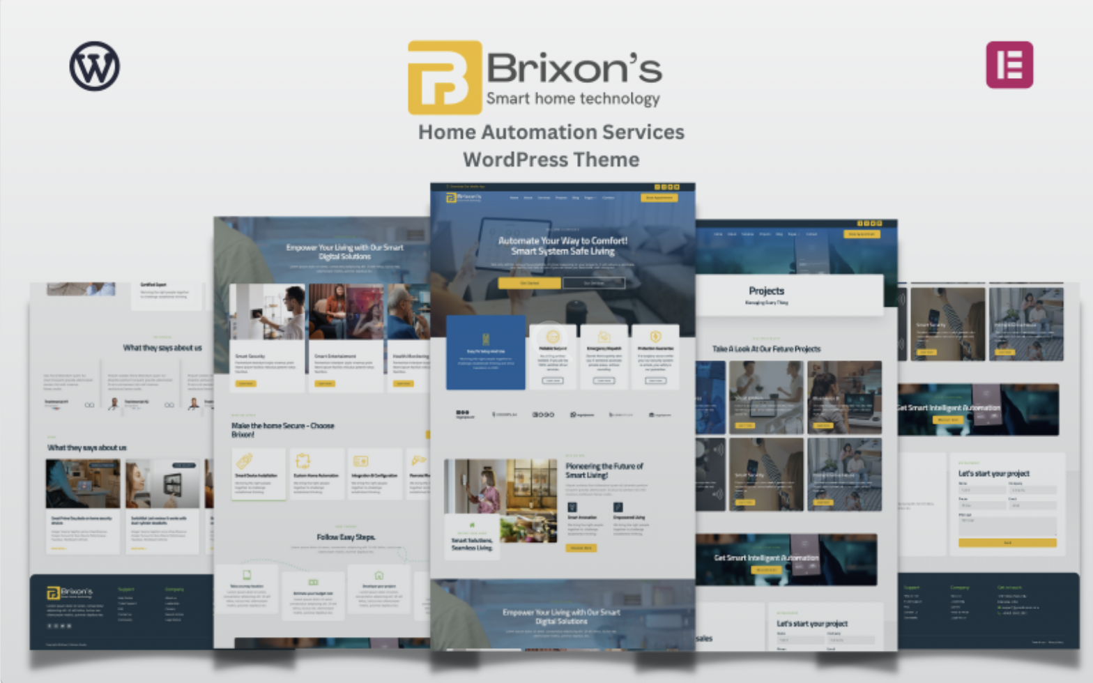 Brixon - Home Automation & Security Services WordPress Theme