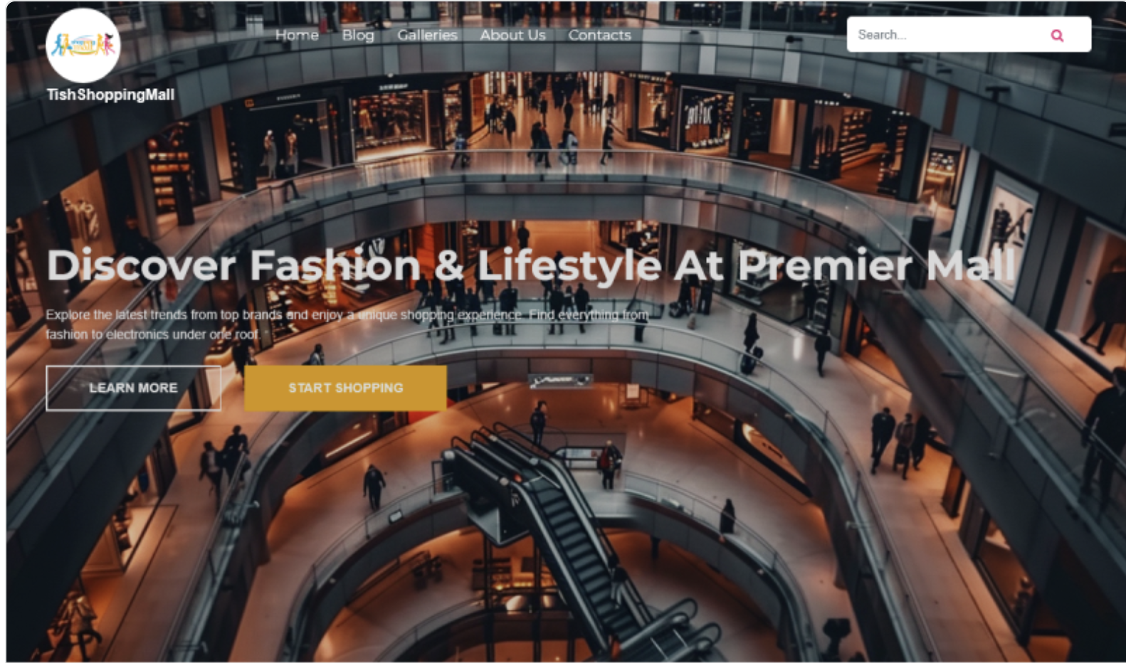 TishShoppingMall - Shopping Mall WordPress Theme