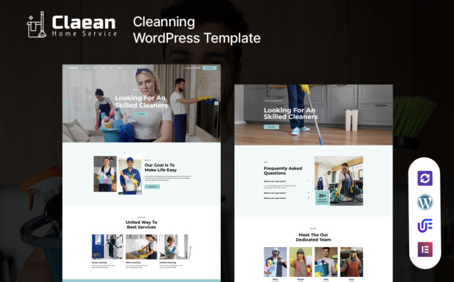 Claean - Cleaning And Maintenance Service WordPress Theme