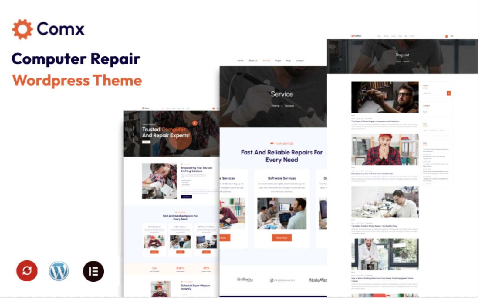 Comx - Computer Repair Wordpress Theme WordPress Theme