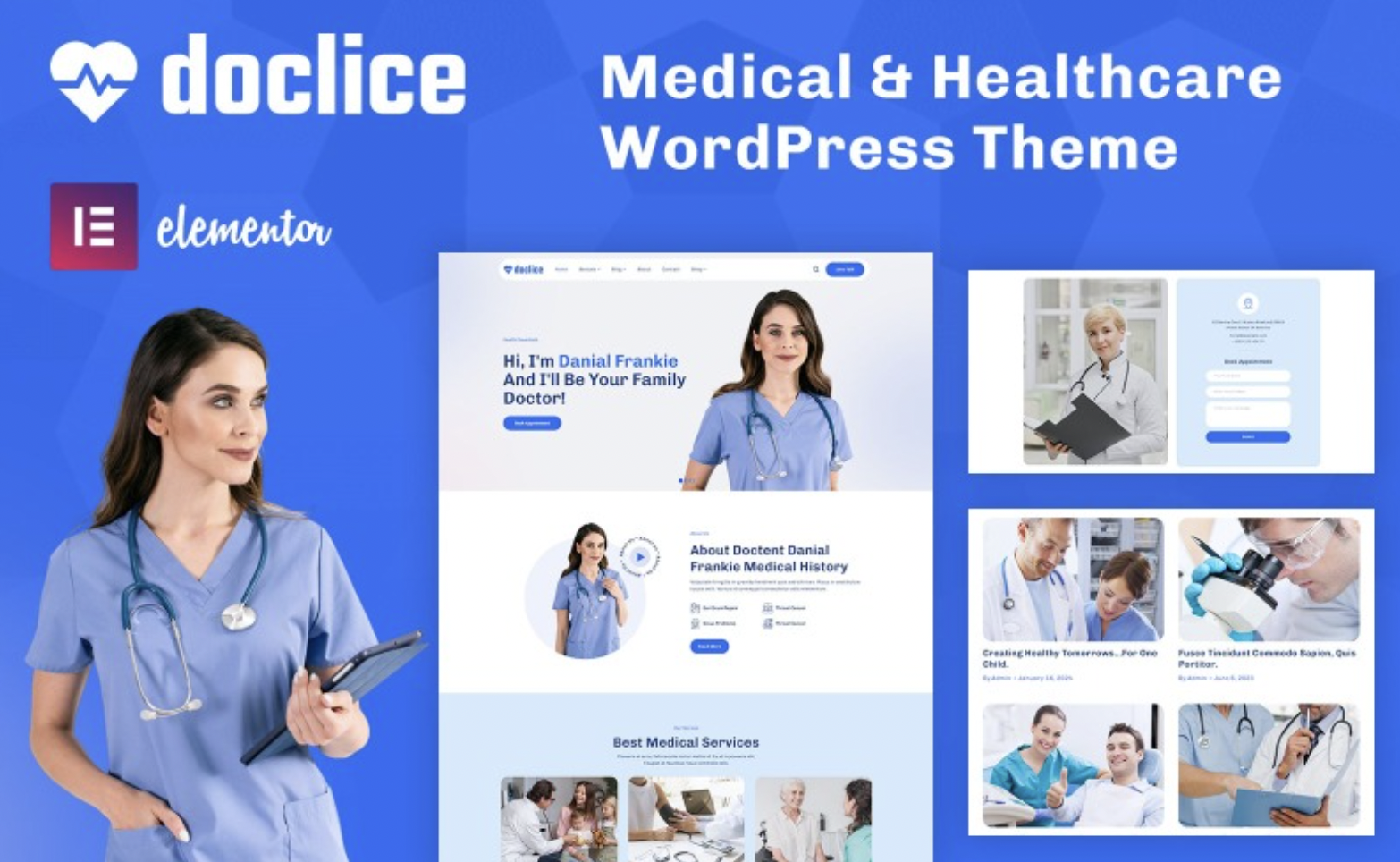 Doclice - Doctor, Health & Medical WordPress Theme