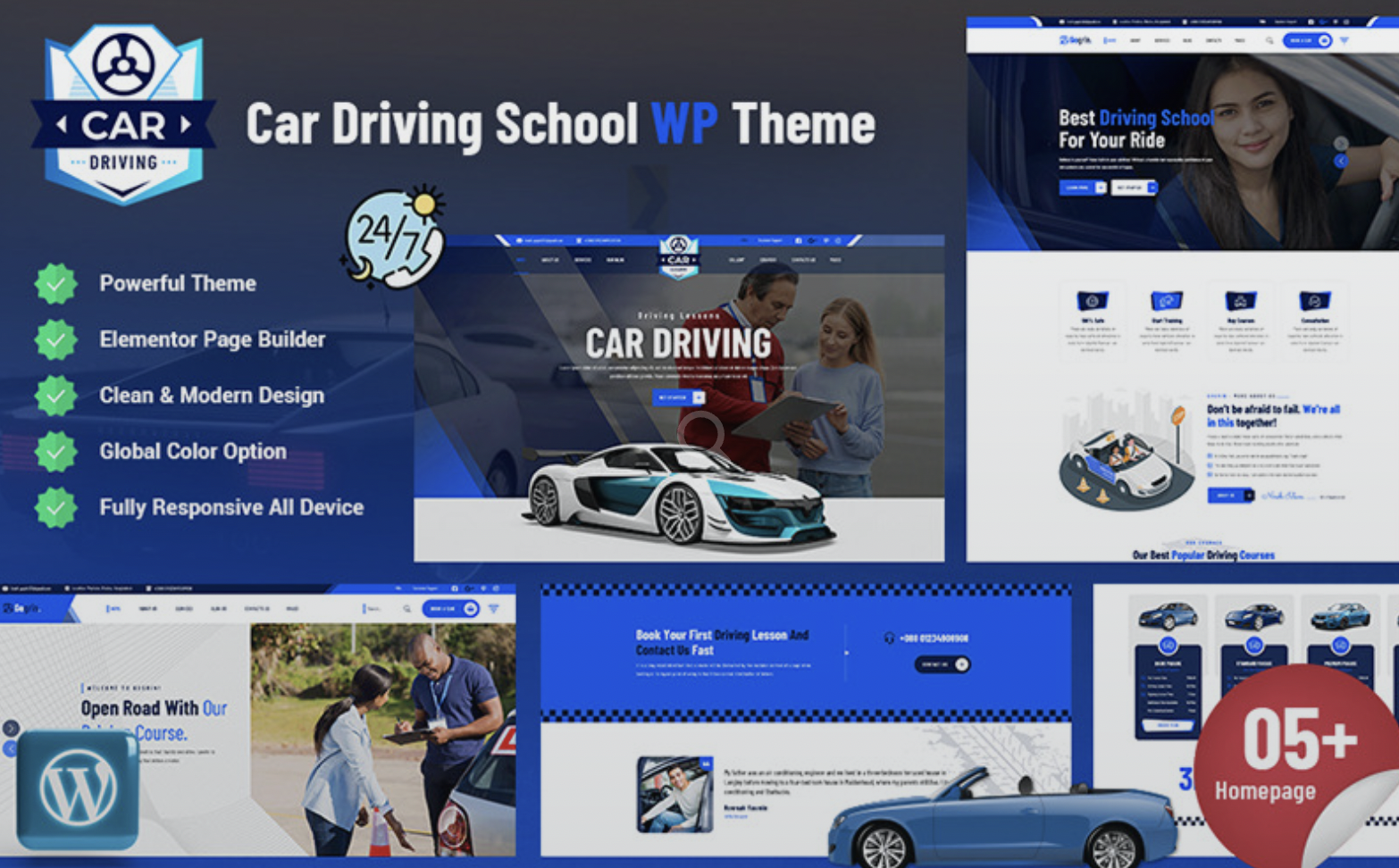 Drivin - Car Driving School WordPress Theme