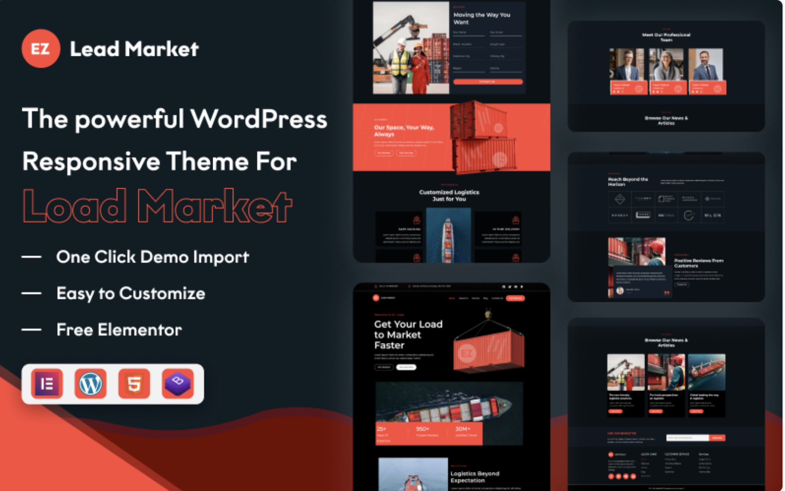 EZ Load Market: Amplify Your Business with the EZ Load Market WordPress Theme