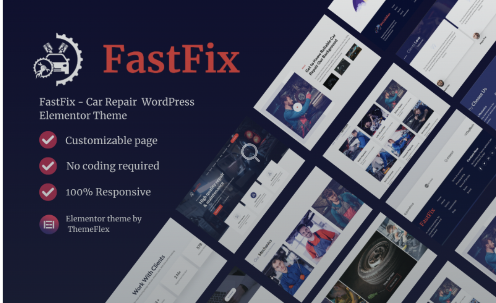 FastFix - Car Repair WordPress Elementor Theme WordPress Theme