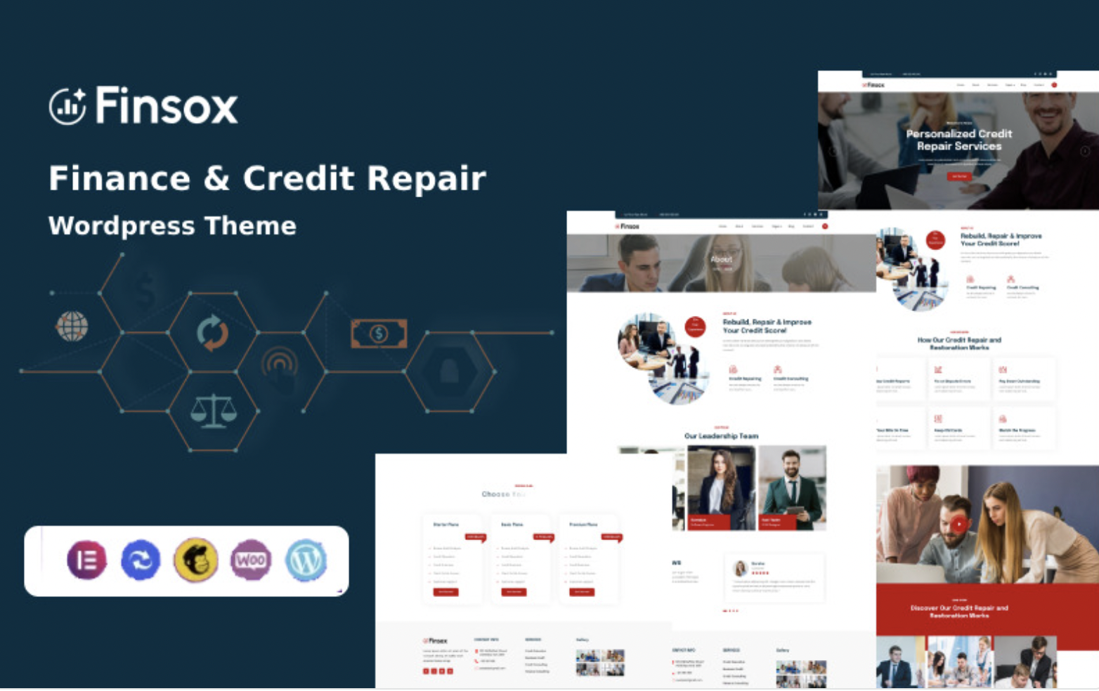 Finsox - Finance & Credit Repair WordPress Theme