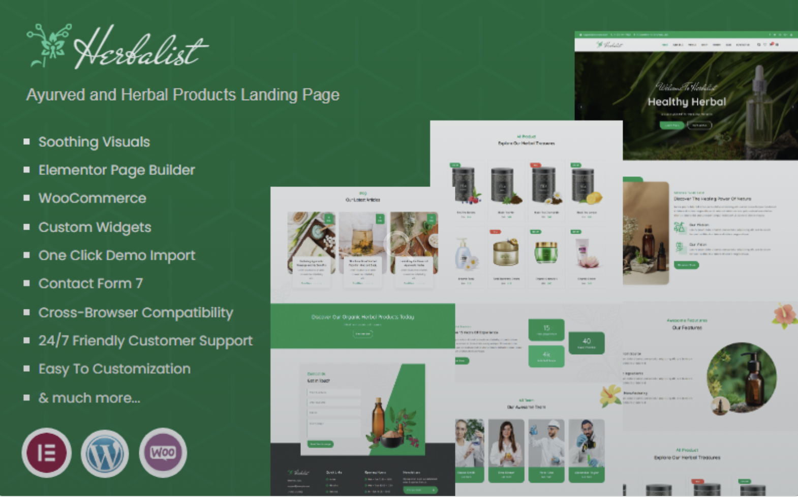 Herbalist - Ayurved and Herbal Products WordPress Theme
