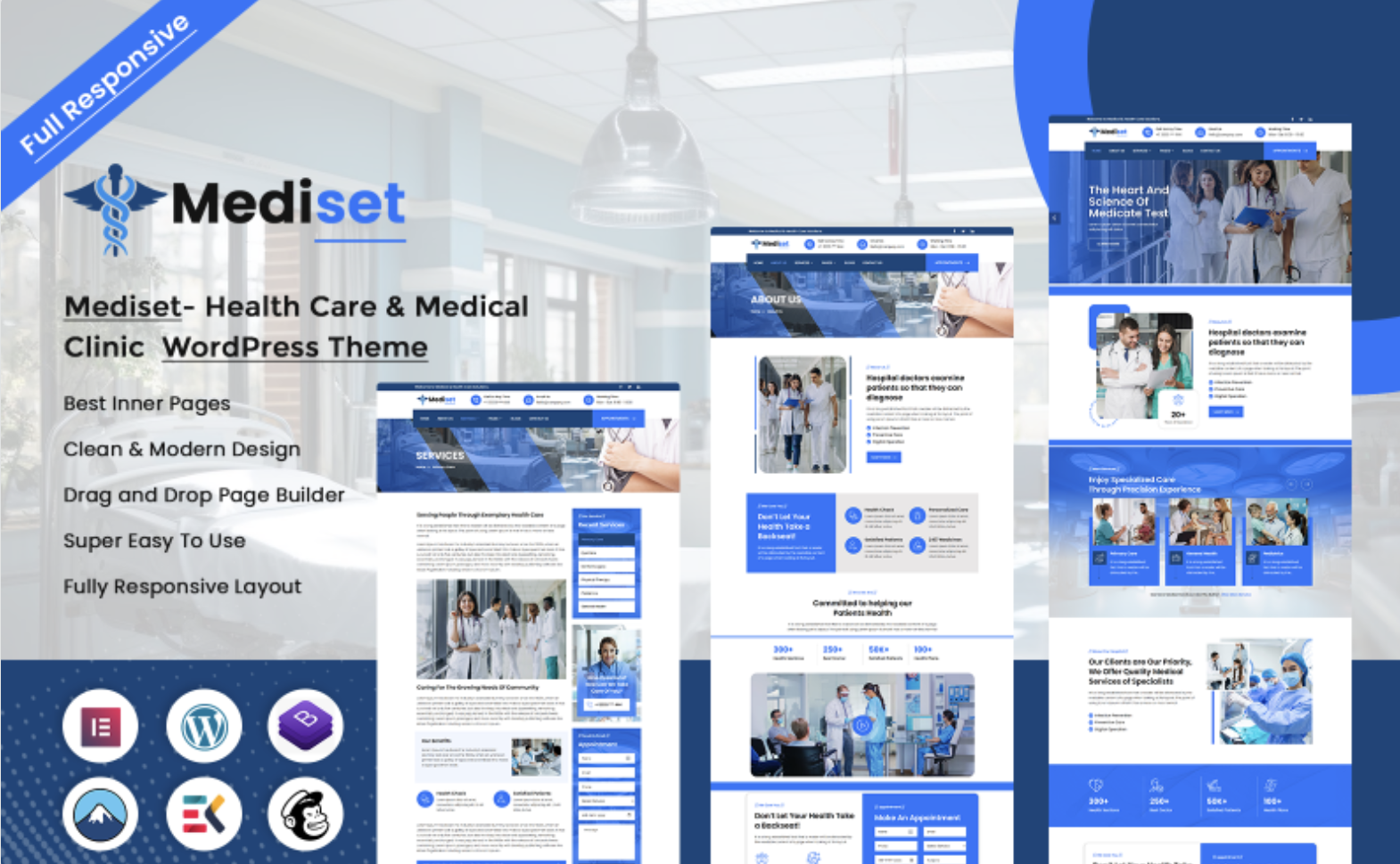 Mediset - Health Care & Medical Clinic WordPress Theme
