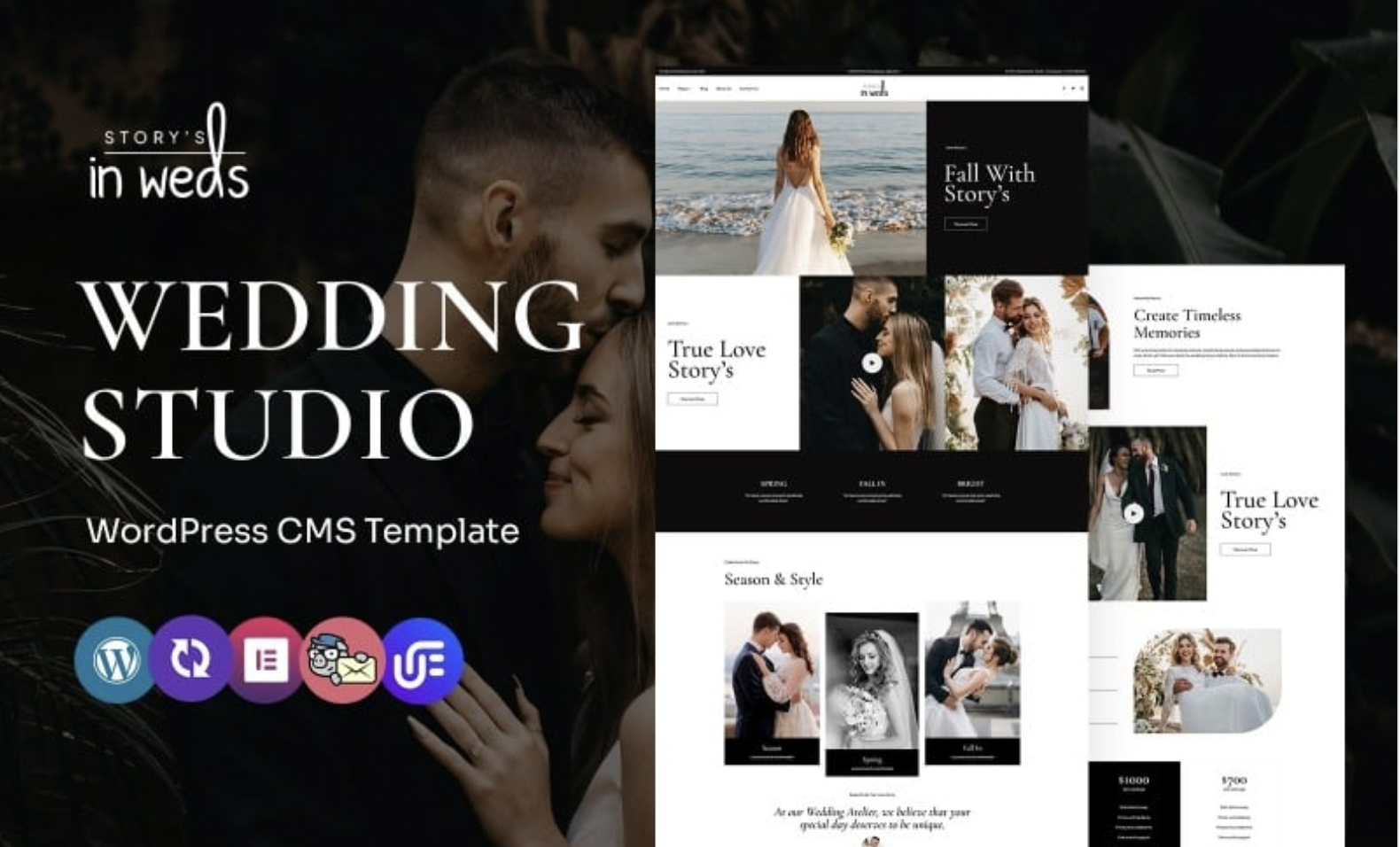 Inweds - Wedding Venues Multipurpose WordPress Elementor Theme WordPress Theme