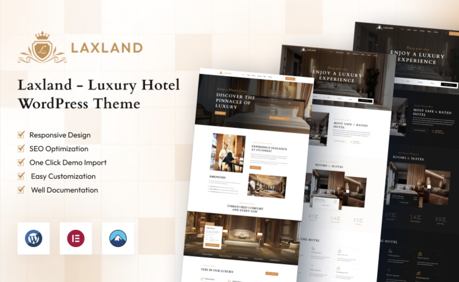 Laxland - Luxury Hotel WordPress Theme