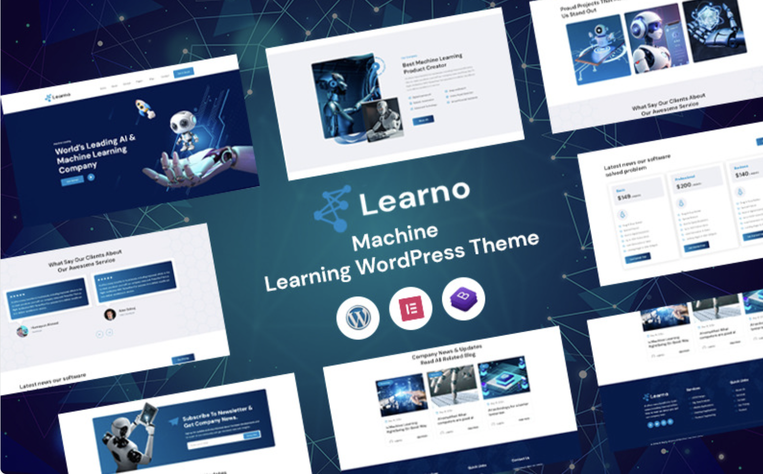 Learno – Machine Learning and AI WordPress Theme