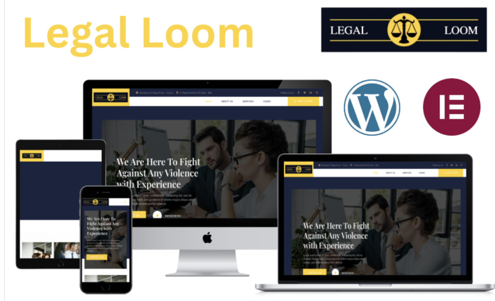Legal Loom - Law Firm & Attorney Elementor WordPress Theme