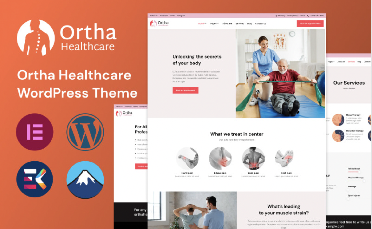 Ortha Healthcare WordPress Theme
