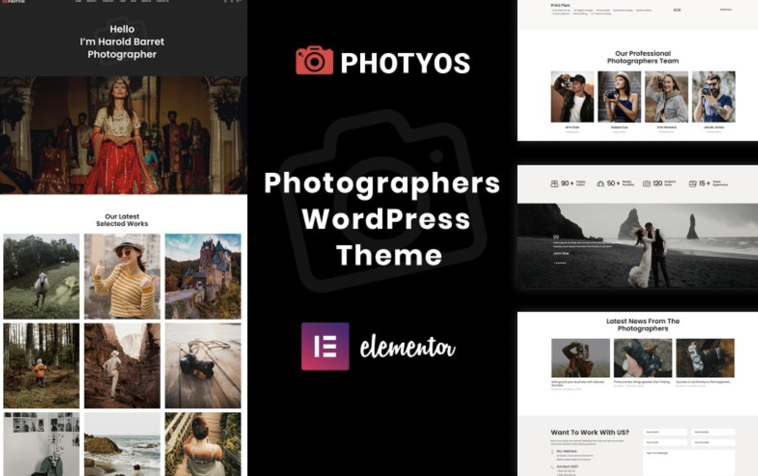 Photyos - Photographers WordPress Theme