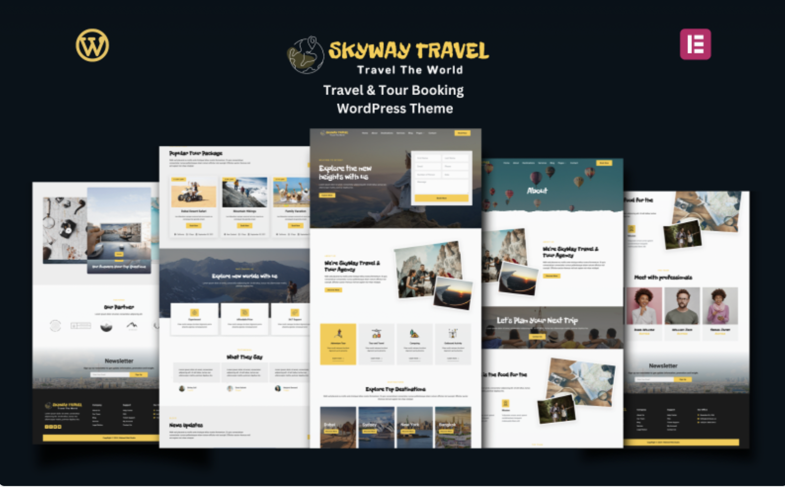 SkyWay - Travel and Tour Booking WordPress Theme