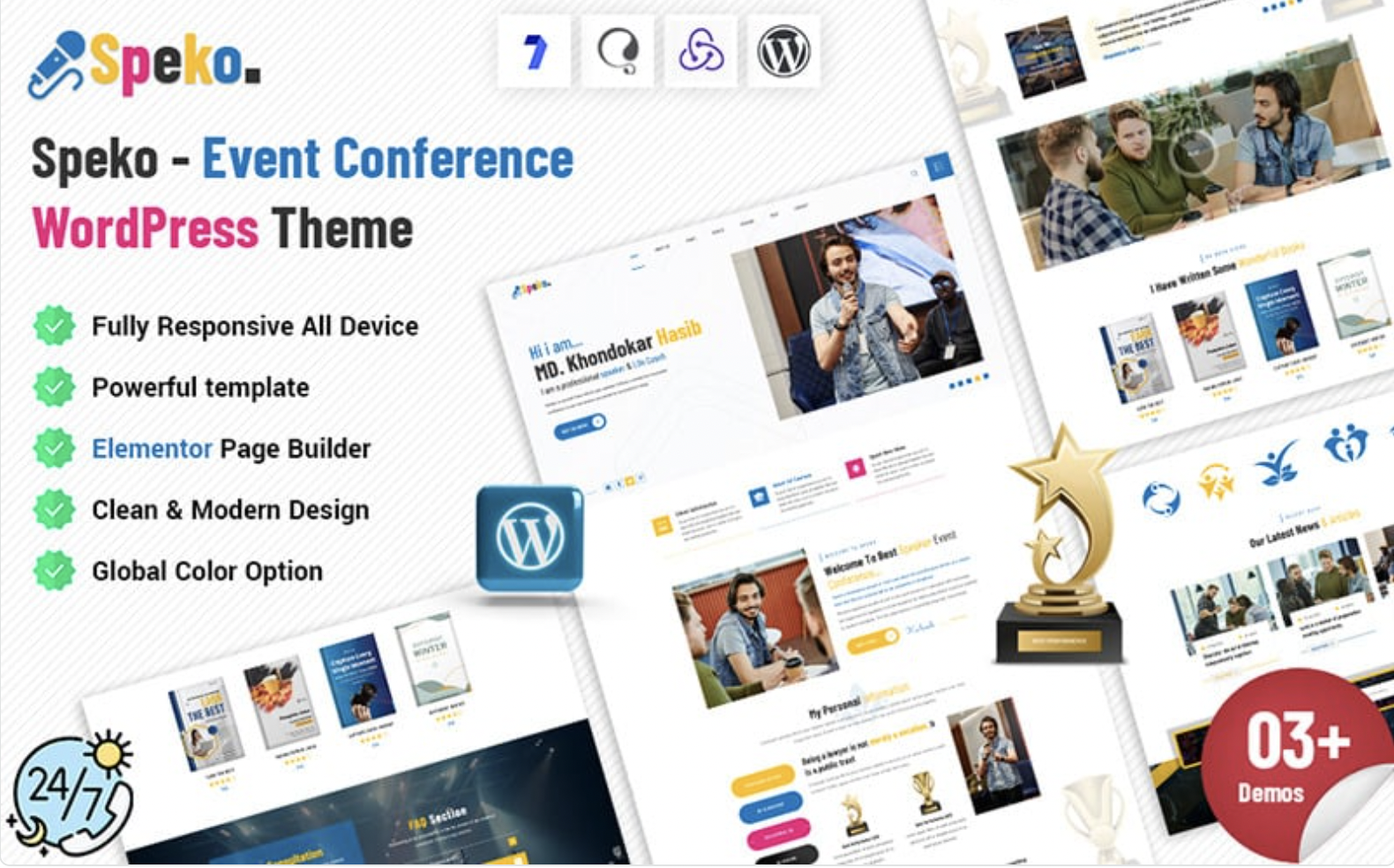Speko - Event & Business Conference WordPress Theme