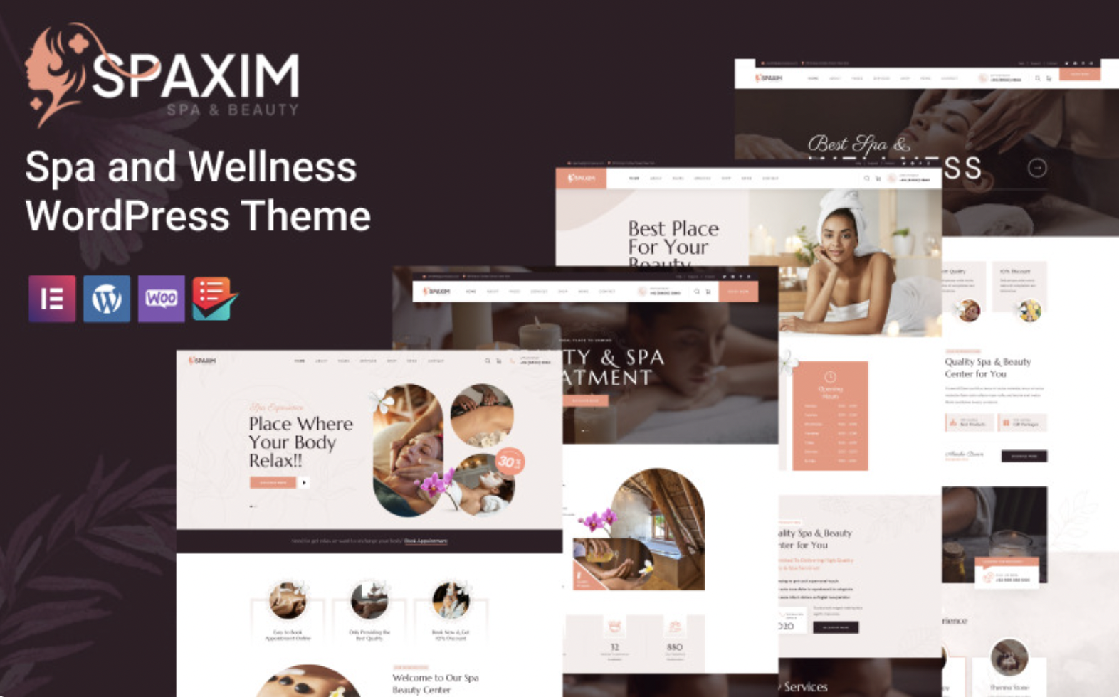 Spaxim - Spa and Wellness WordPress Theme