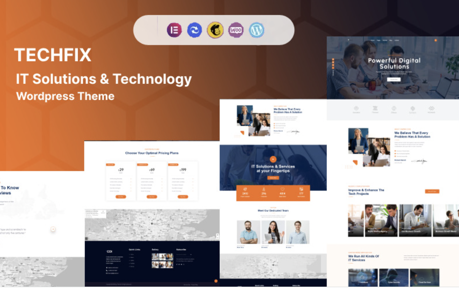Techfix - IT Solutions & Technology Wordpress Theme WordPress Theme