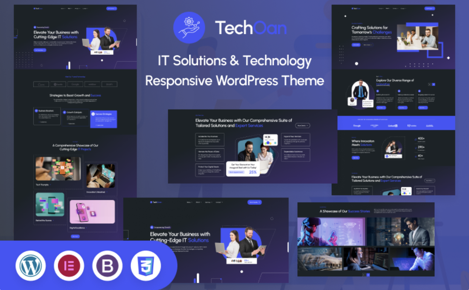 TechOan IT Solutions and Technology Responsive WordPress Theme