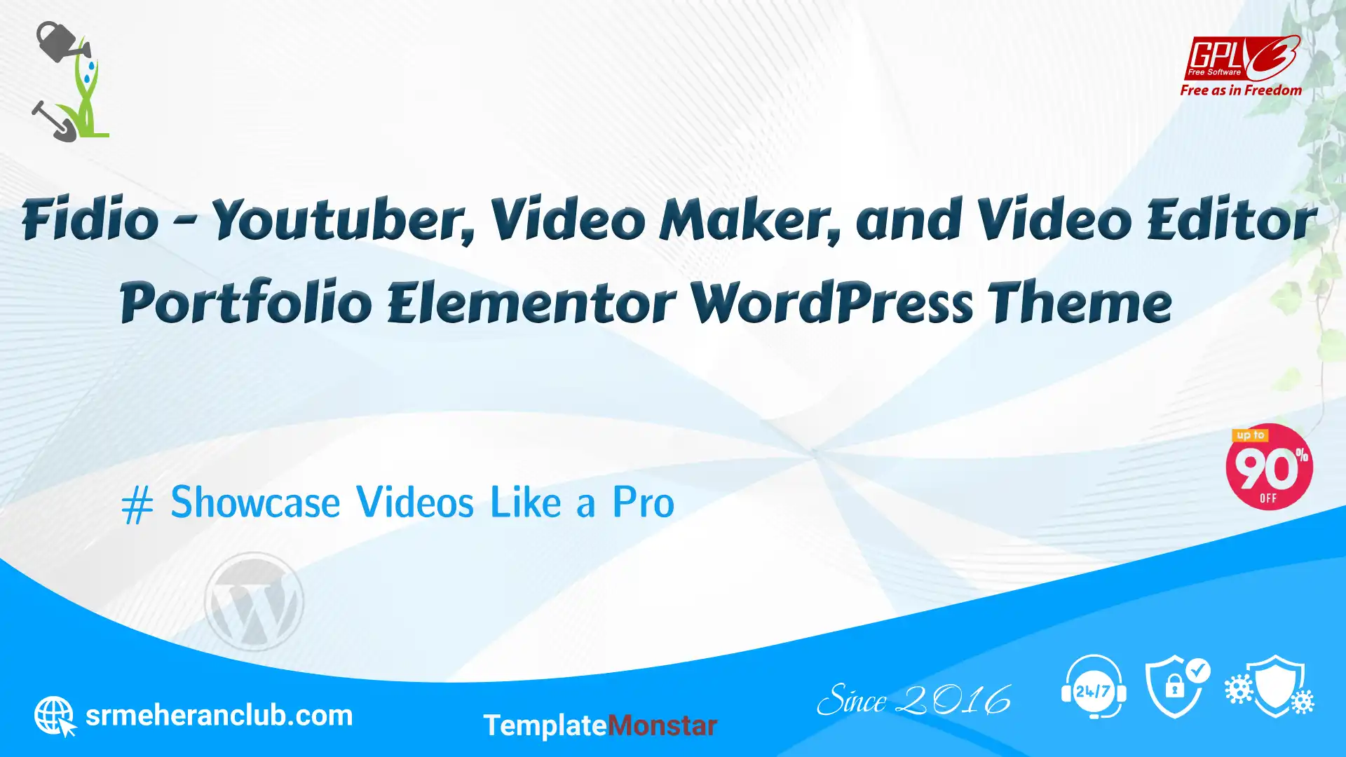 Fidio – Youtuber, Video Maker, and Video Editor Portfolio Elementor WordPress Theme — Theme by Templatemonster