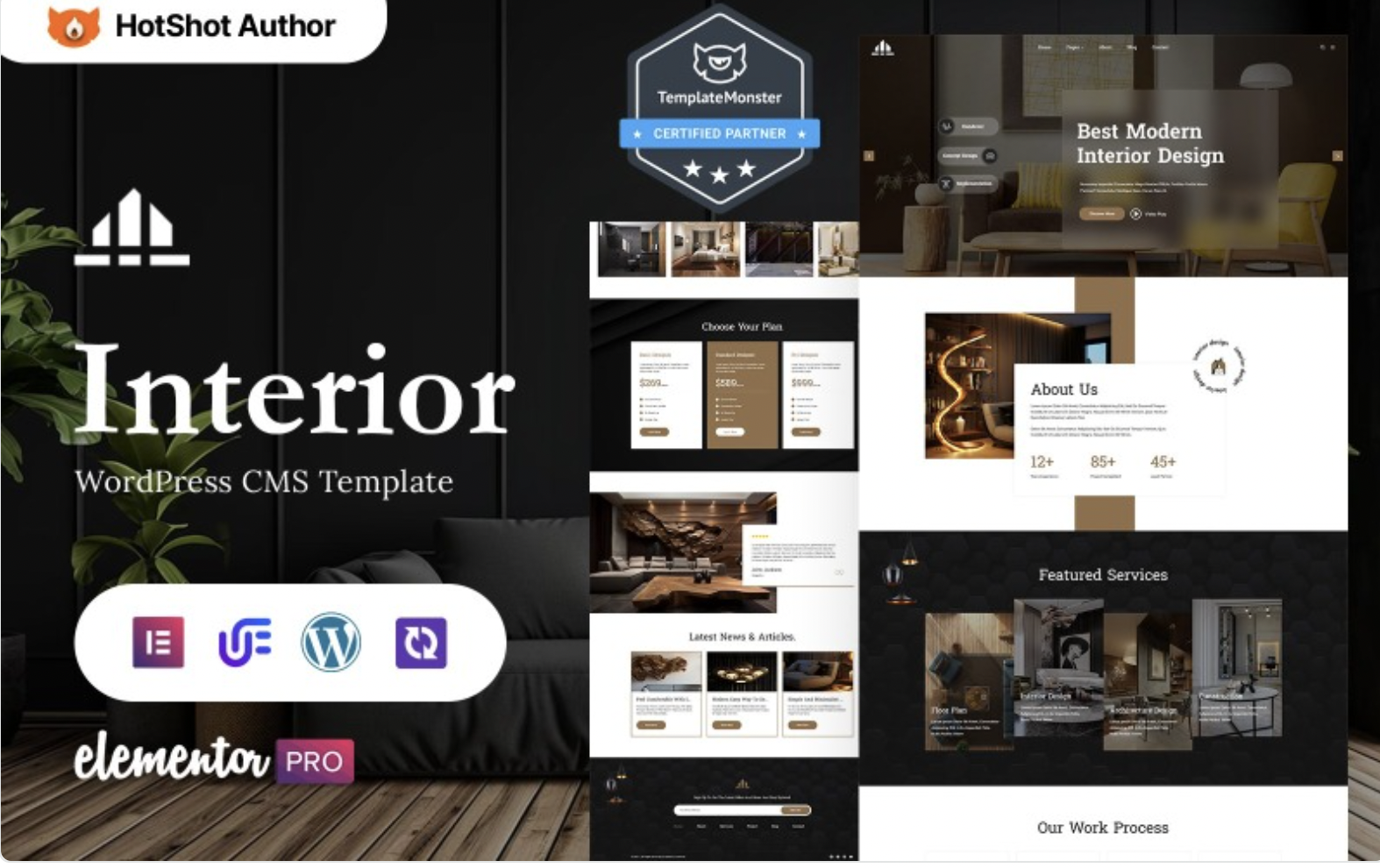 The Interiar - Interior Design And Furniture WordPress Elementor Theme WordPress Theme