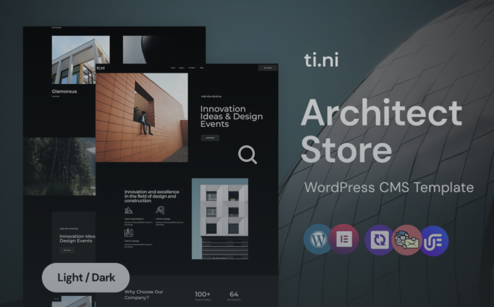 Tini - Architecture And Civil Multipurpose WordPress Elementor Theme WordPress Theme