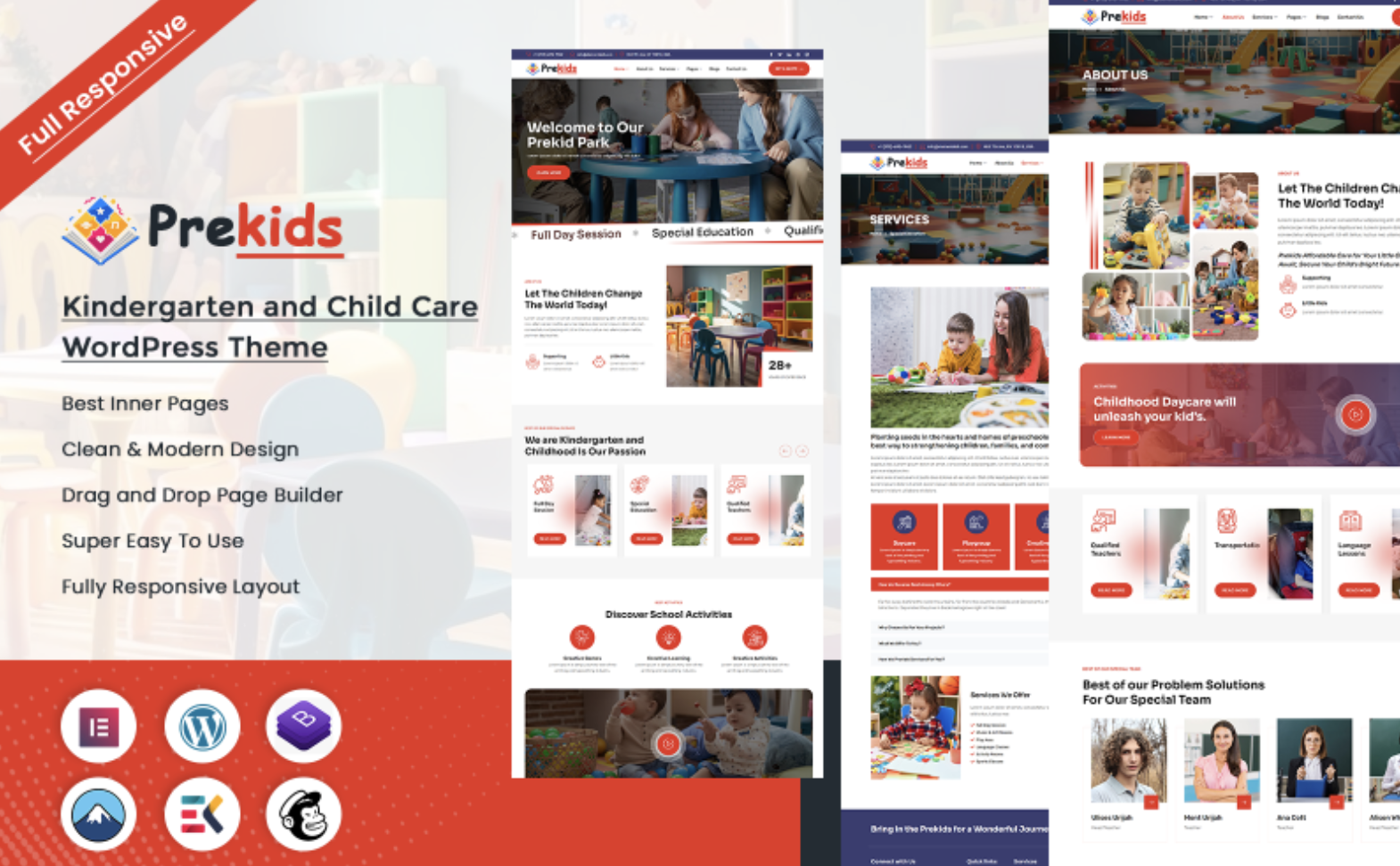 Prekids - Kindergarten and Child Care WordPress Theme