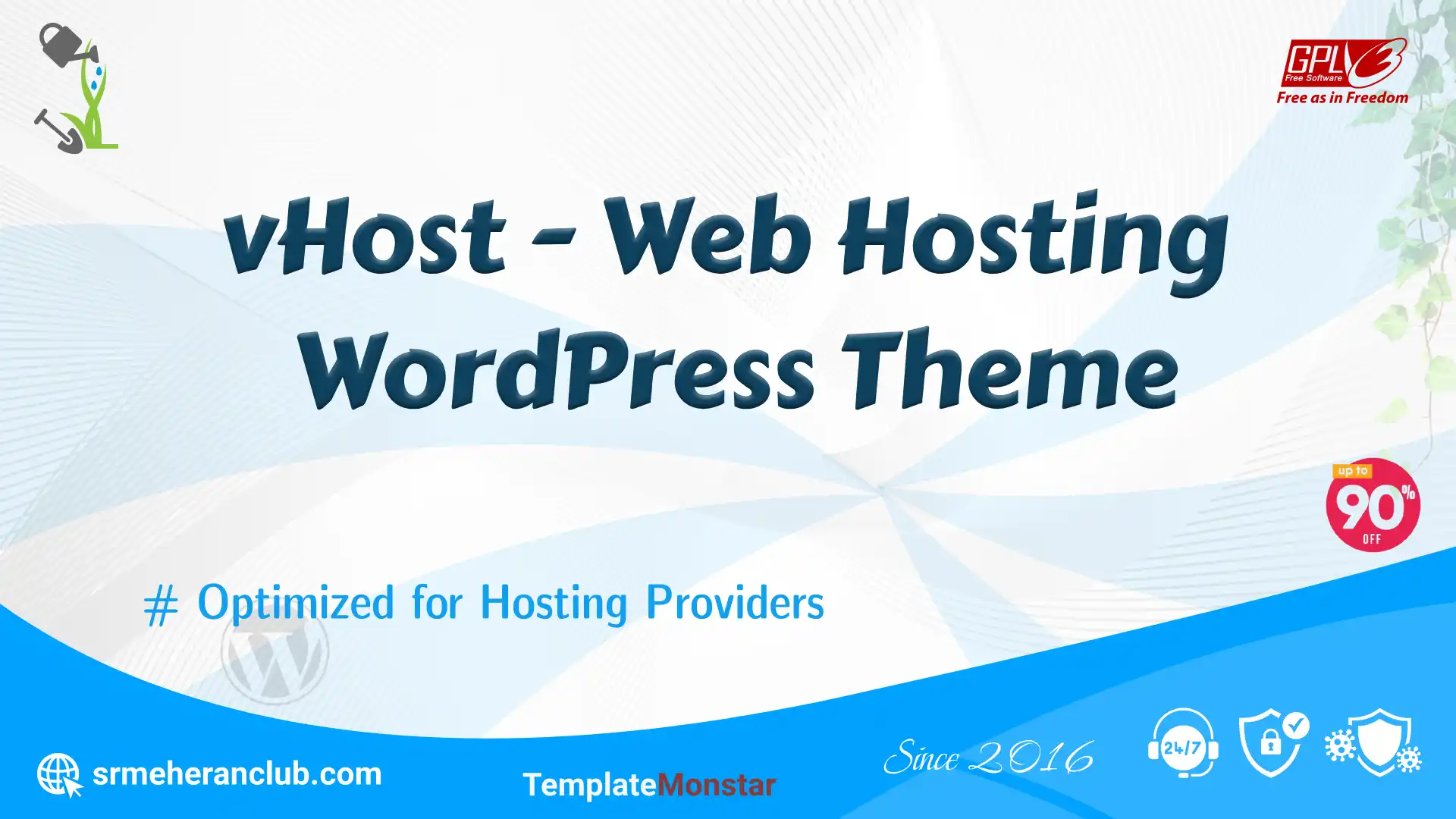 vHost – Web Hosting WordPress Theme — Theme by Templatemonster