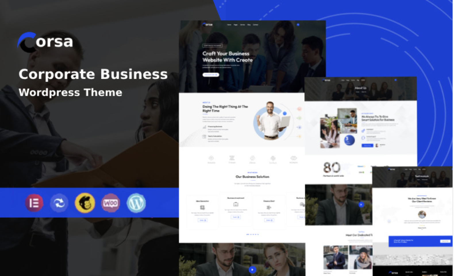 Corsa - Corporate Business Wordpress Theme WordPress Theme