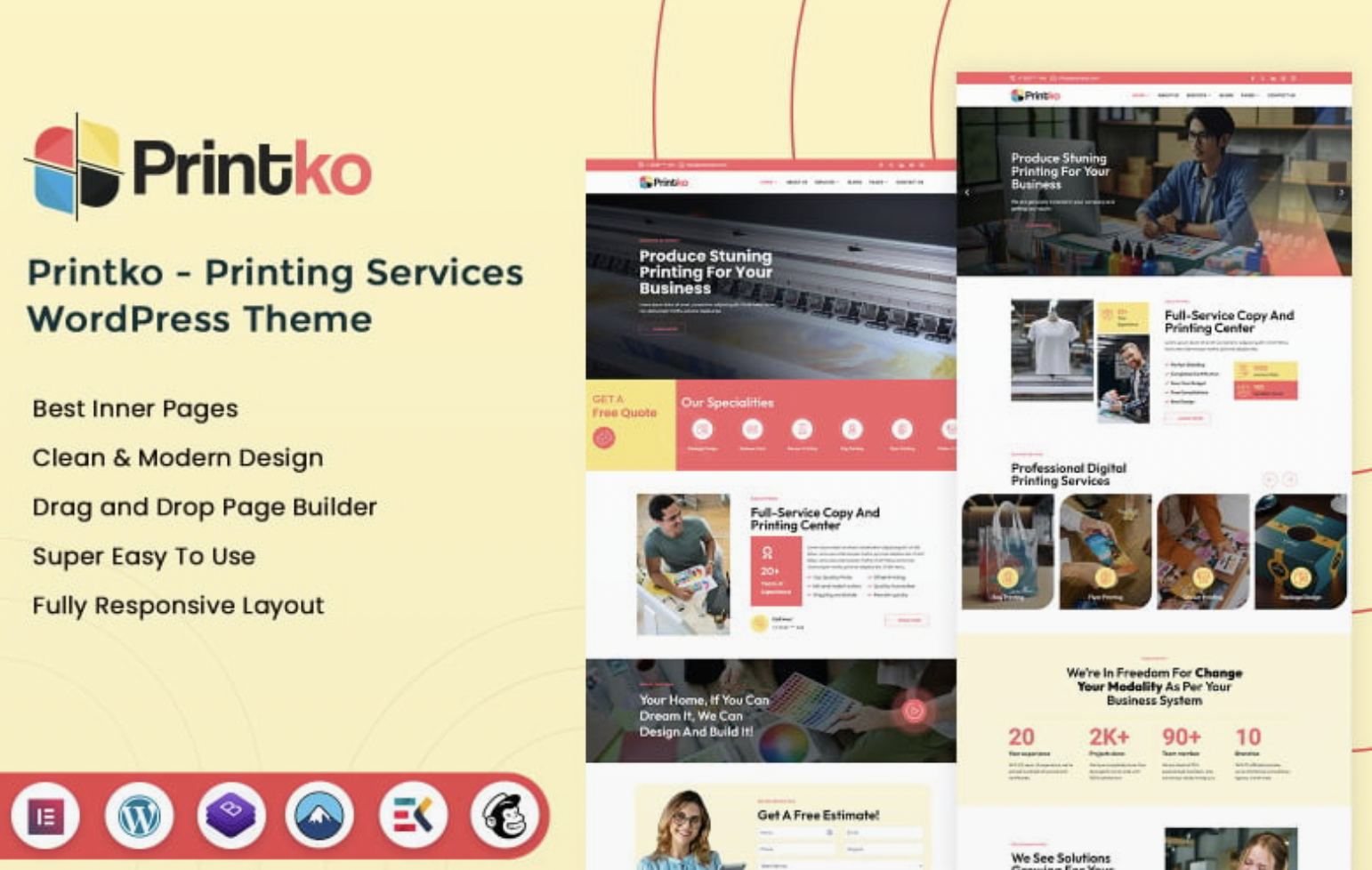 Printko - Printing Services WordPress Theme