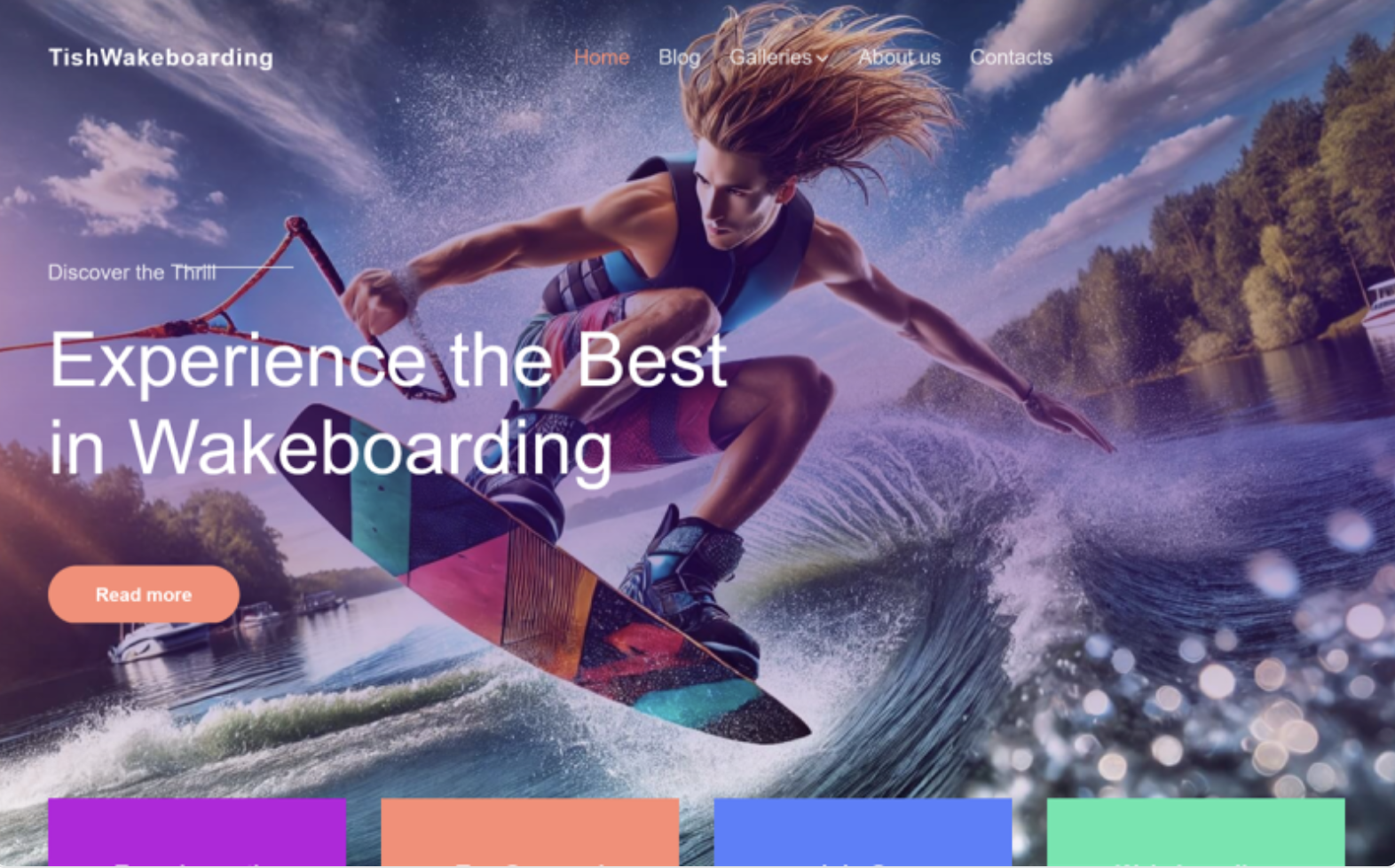 TishWakeboarding - Wakeboarding WordPress Theme