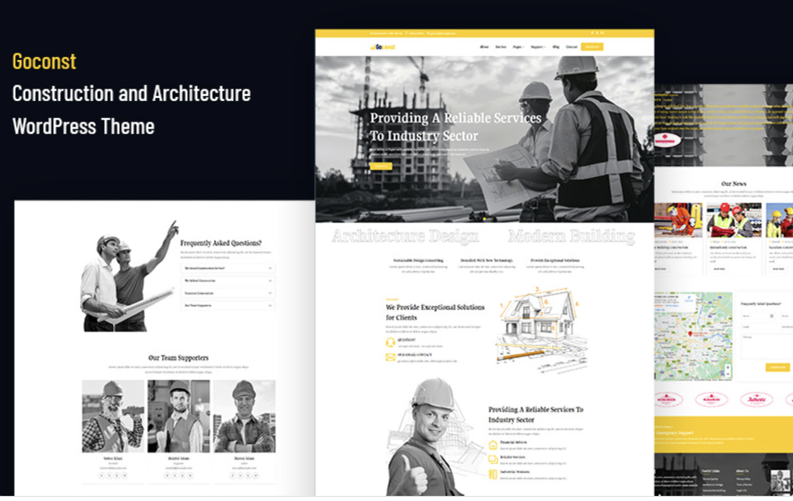 Goconst - Construction and Architecture WordPress Theme
