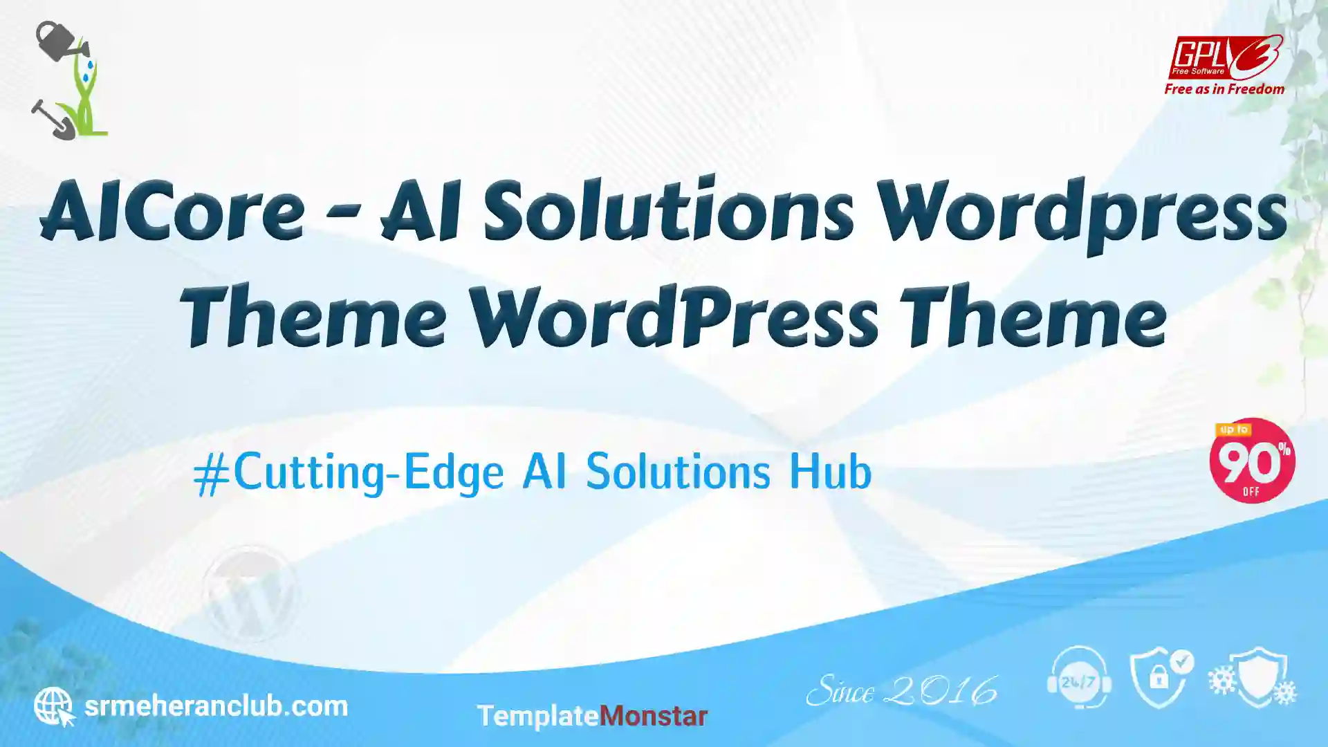AICore – AI Solutions WordPress Theme WordPress Theme — Theme by Templatemonster