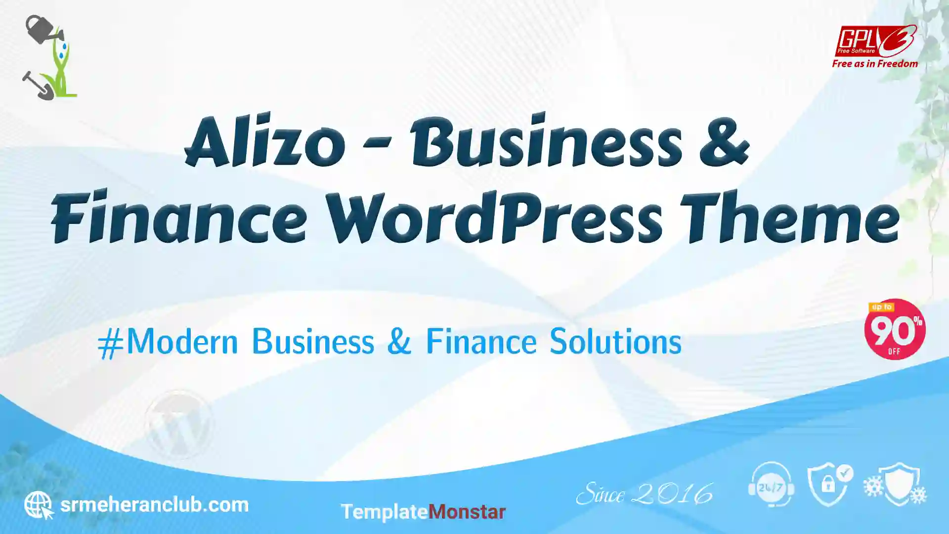 Alizo – Business & Finance WordPress Theme — Theme by Templatemonster