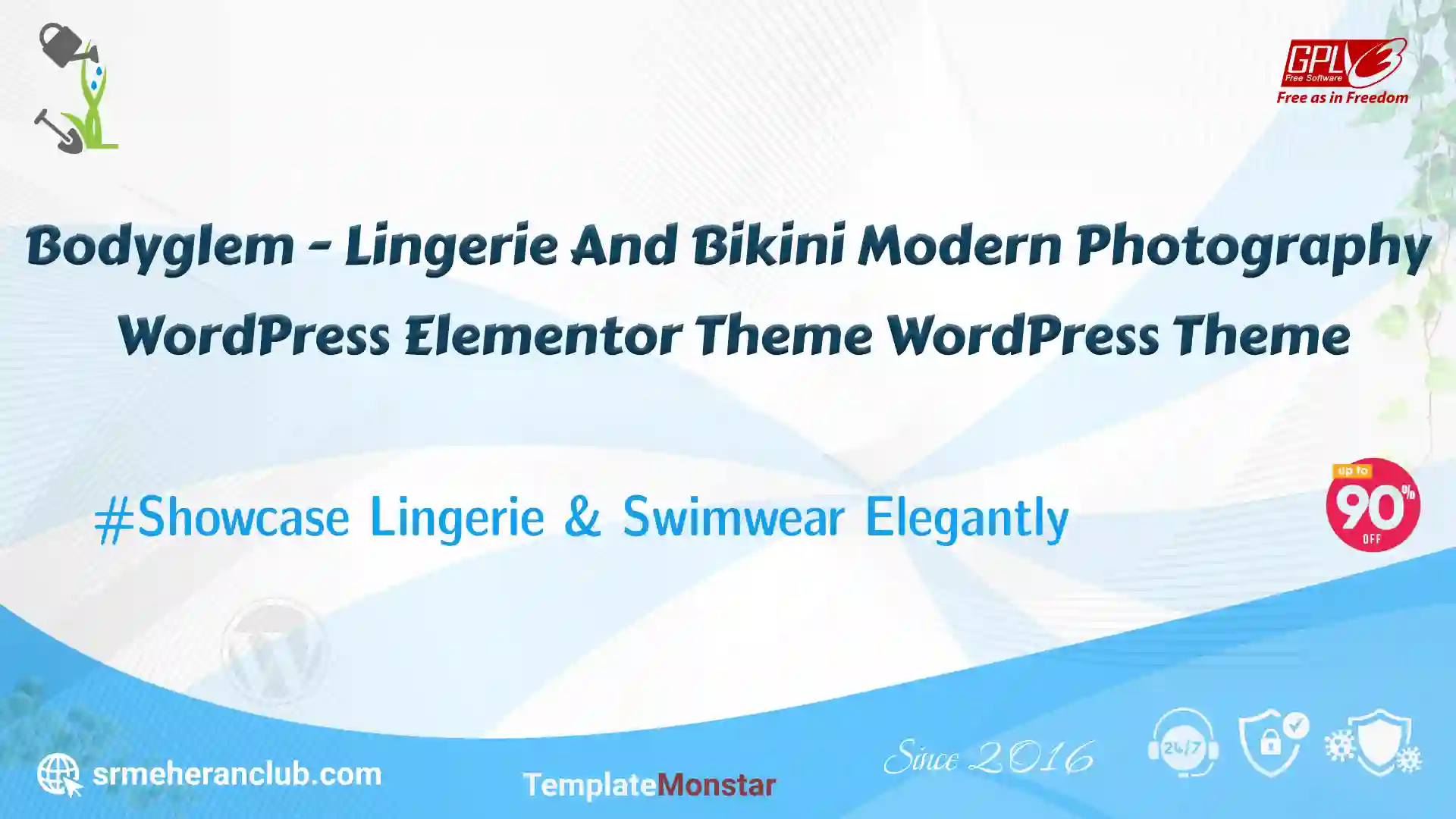 Bodyglem – Lingerie And Bikini Modern Photography WordPress Elementor Theme WordPress Theme — Theme by Templatemonster