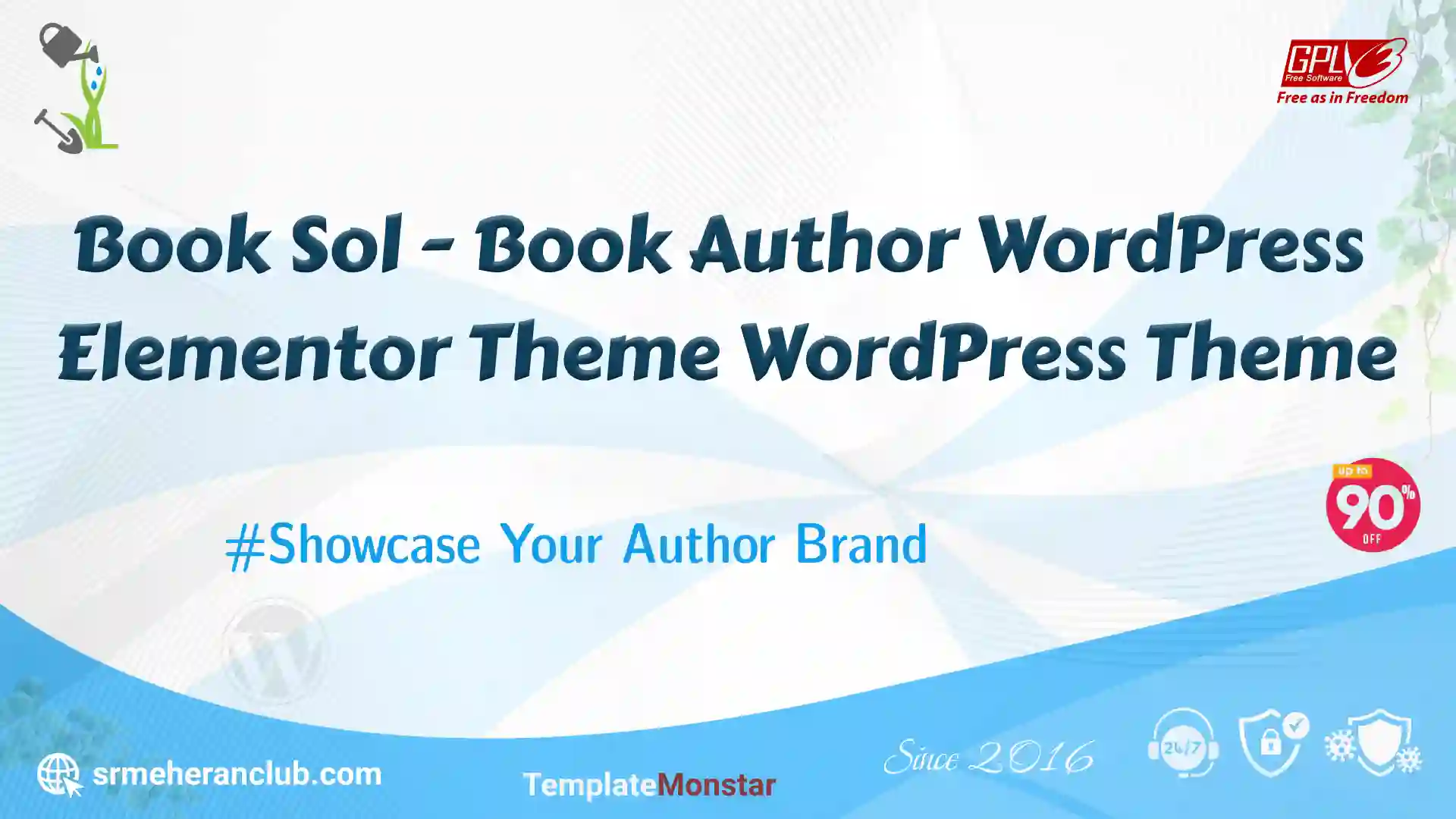 Book Sol – Book Author WordPress Elementor Theme WordPress Theme