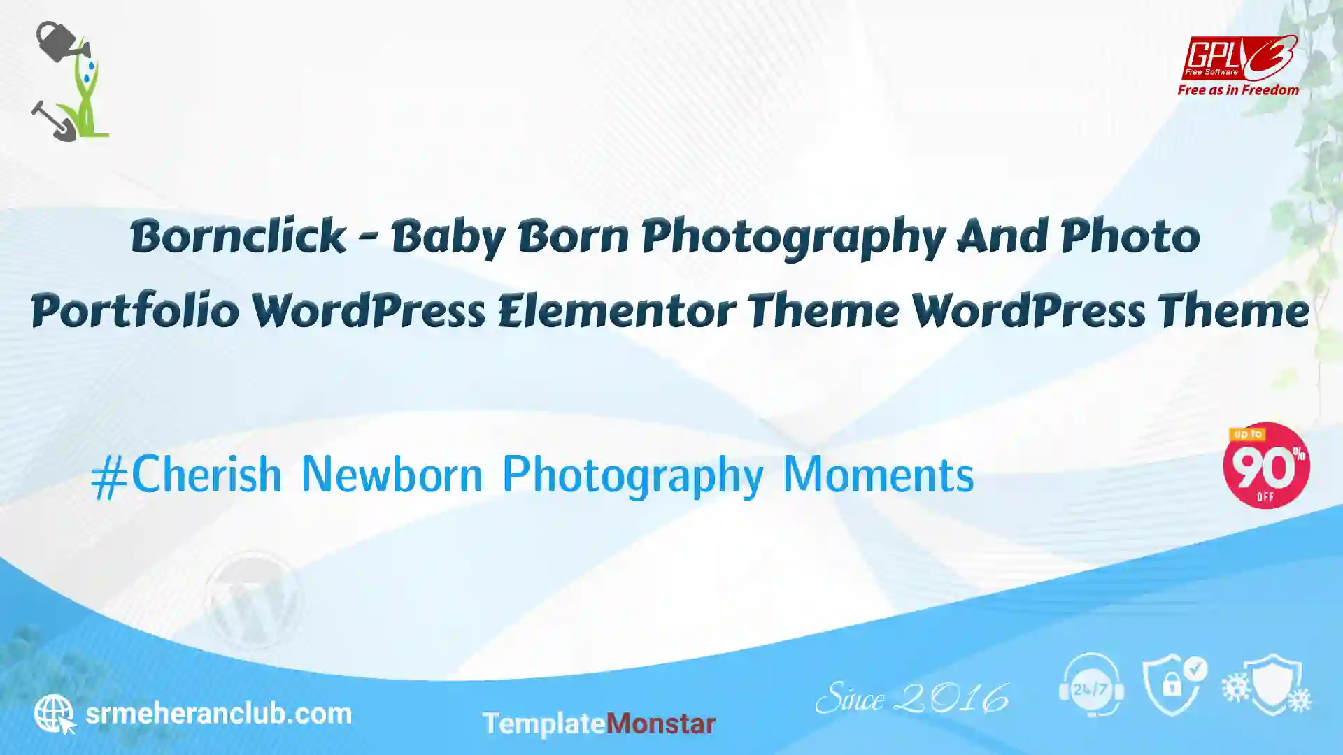 Bornclick – Baby Born Photography And Photo Portfolio WordPress Elementor Theme WordPress Theme — Theme by Templatemonster