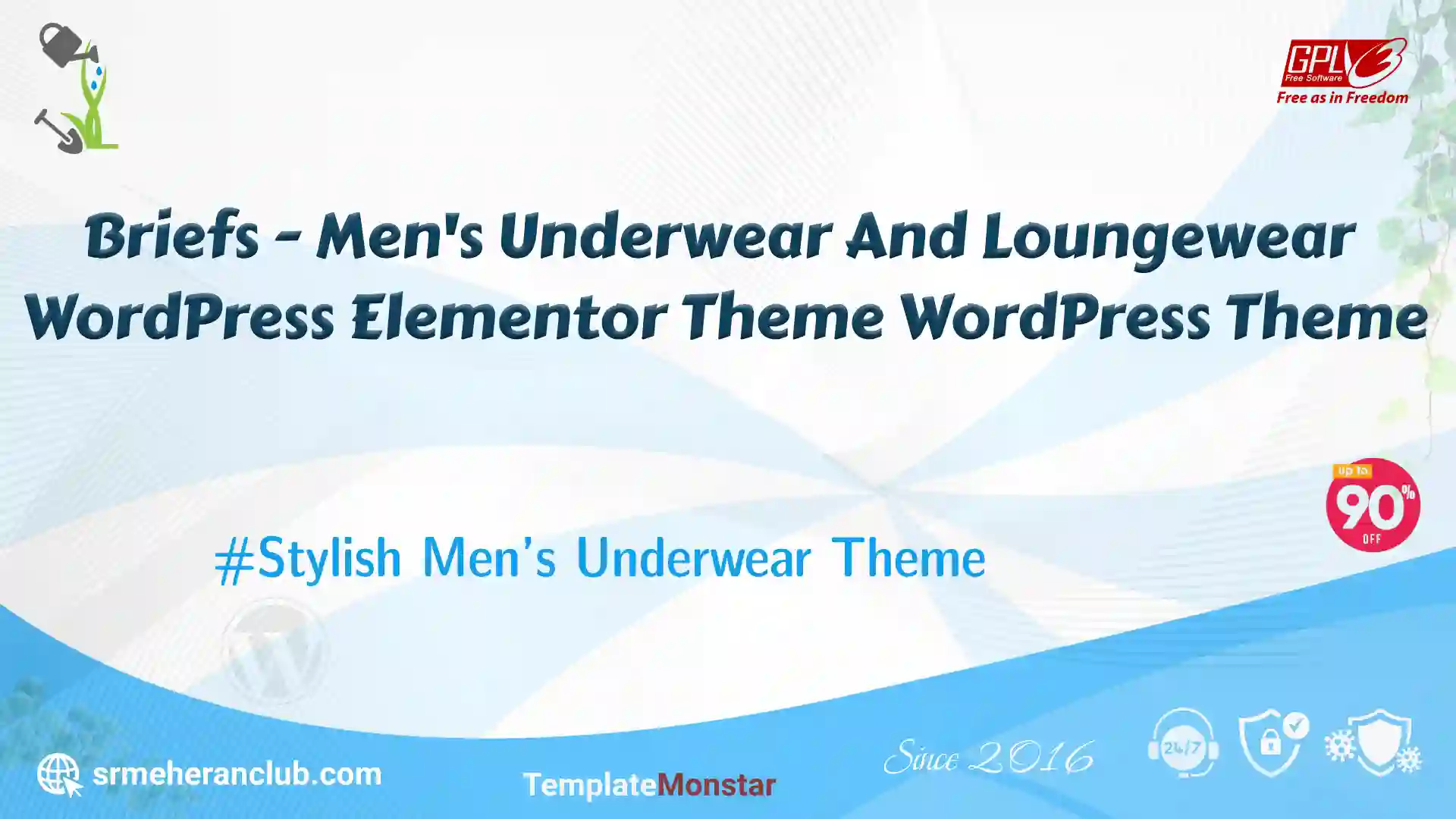 Briefs – Men’s Underwear And Loungewear WordPress Elementor Theme WordPress Theme — Theme by Templatemonster